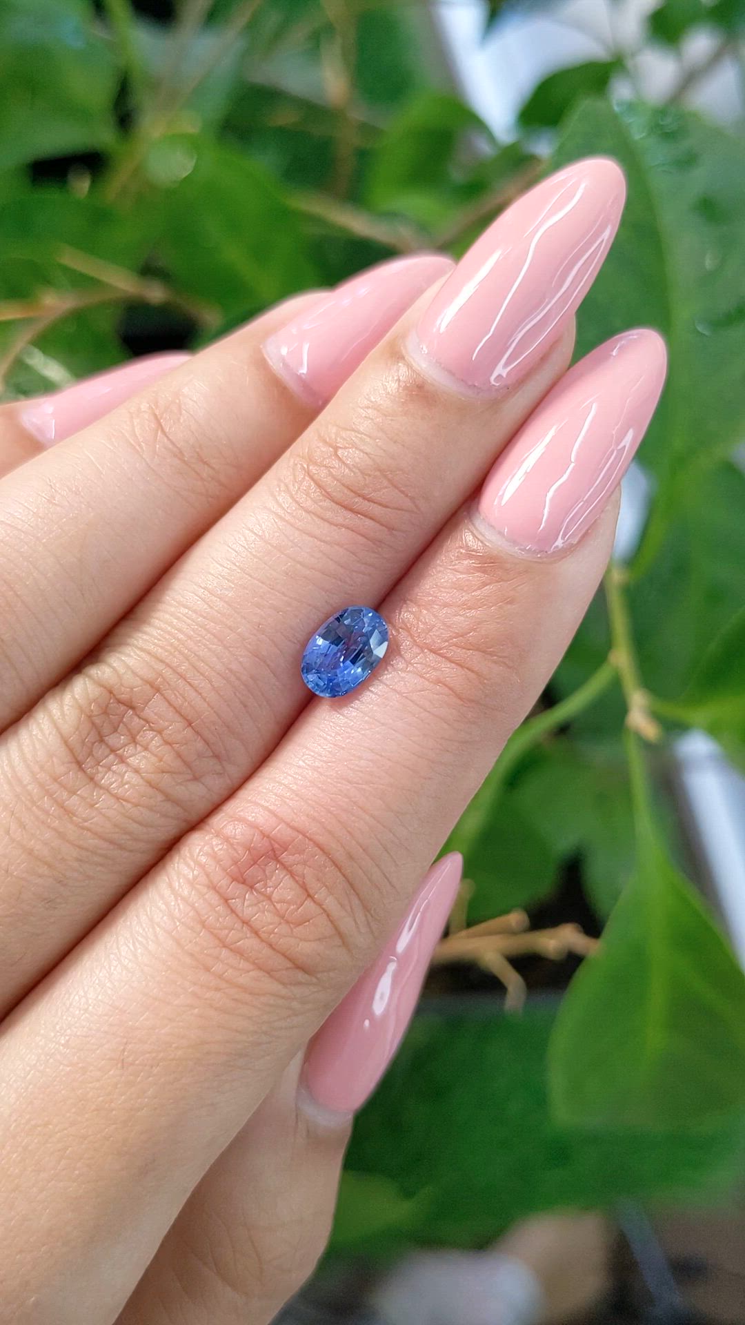 1.14 Ct. Blue Sapphire from Ceylon (Sri Lanka) Size Video