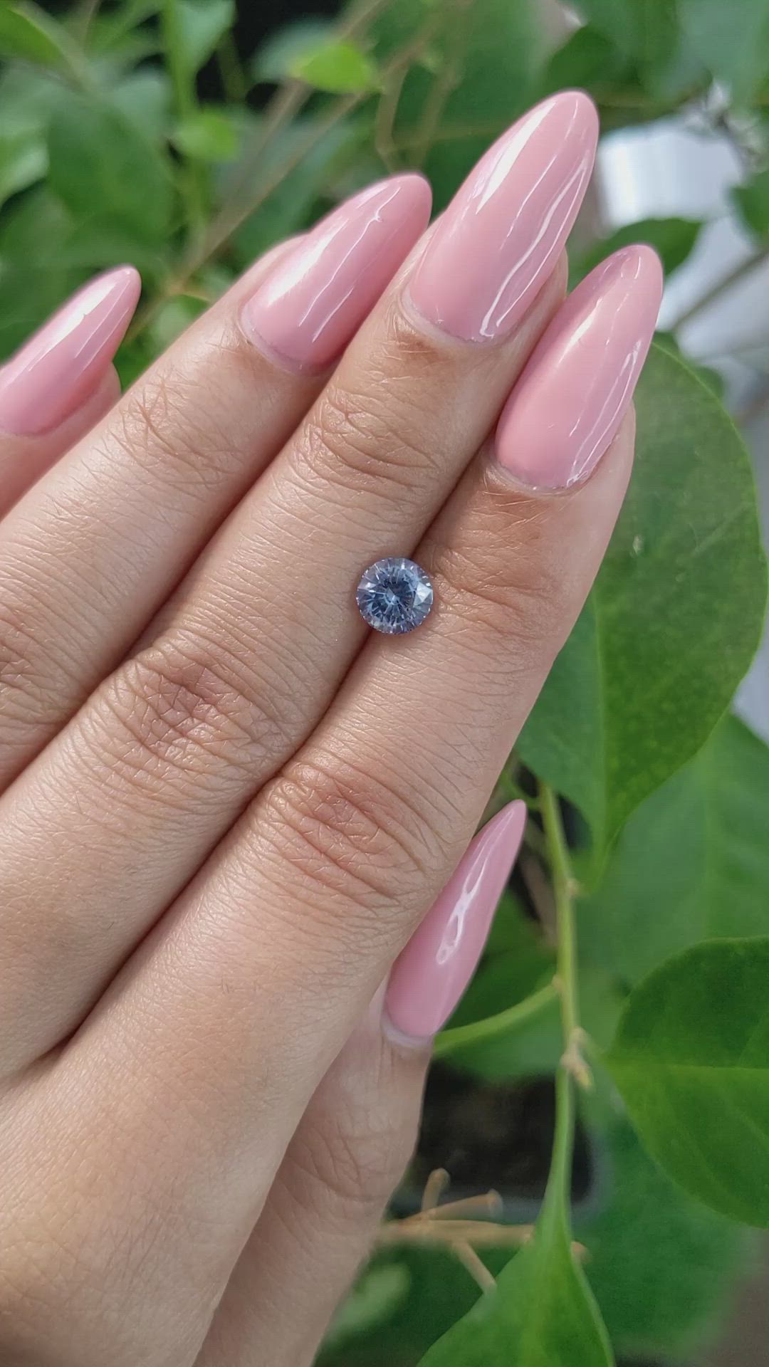 1.30 Ct. Blue Sapphire from Ceylon (Sri Lanka) Size Video