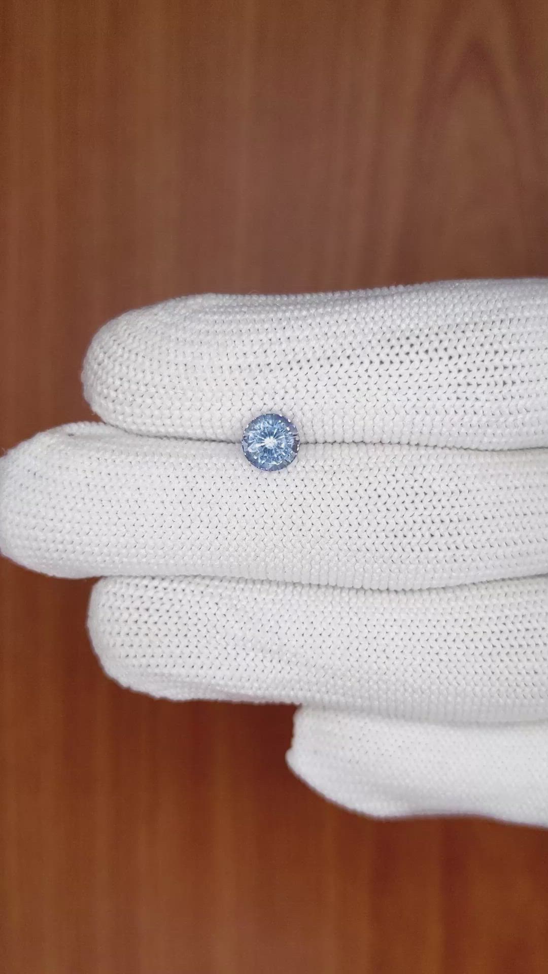 1.30 Ct. Blue Sapphire from Ceylon (Sri Lanka) Size Video