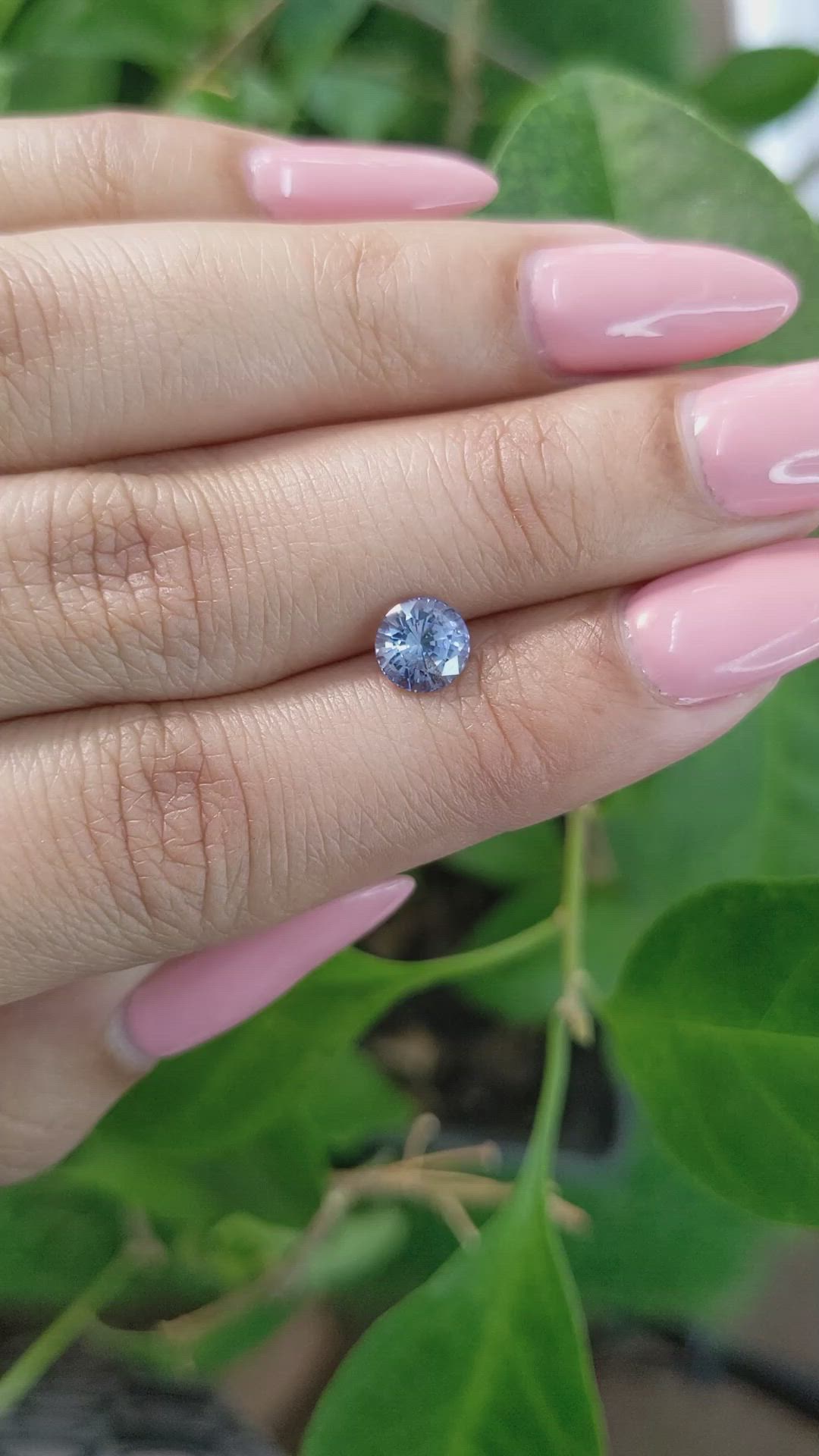 1.30 Ct. Blue Sapphire from Ceylon (Sri Lanka) Size Video