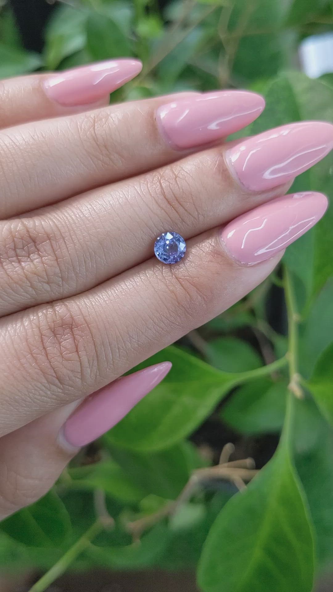 0.67 Ct. Blue Sapphire from Ceylon (Sri Lanka) Size Video