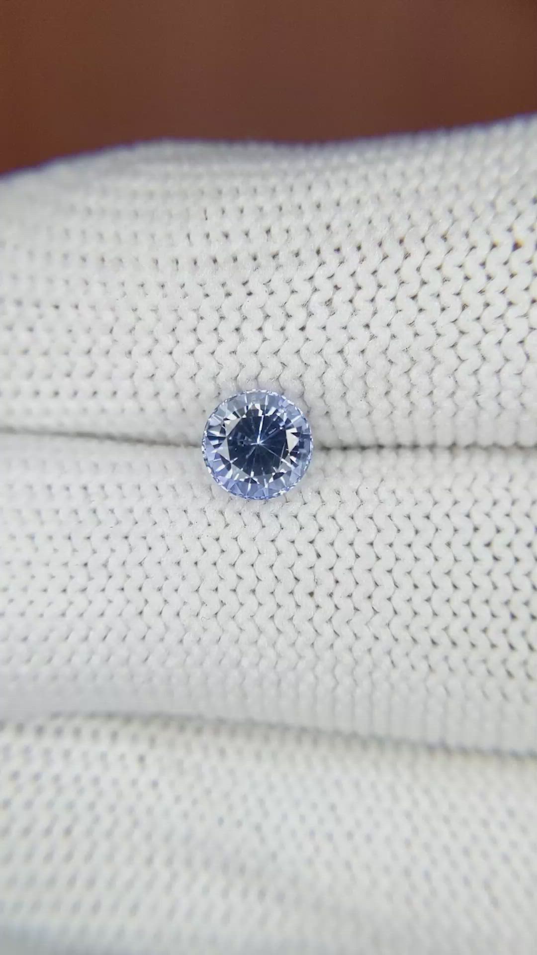 1.02 Ct. Blue Sapphire from Ceylon (Sri Lanka) Size Video