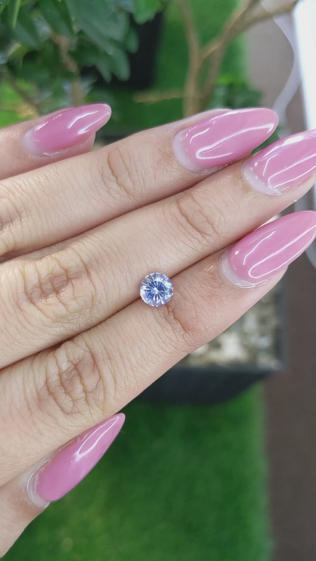 1.02 Ct. Blue Sapphire from Ceylon (Sri Lanka) Size Video
