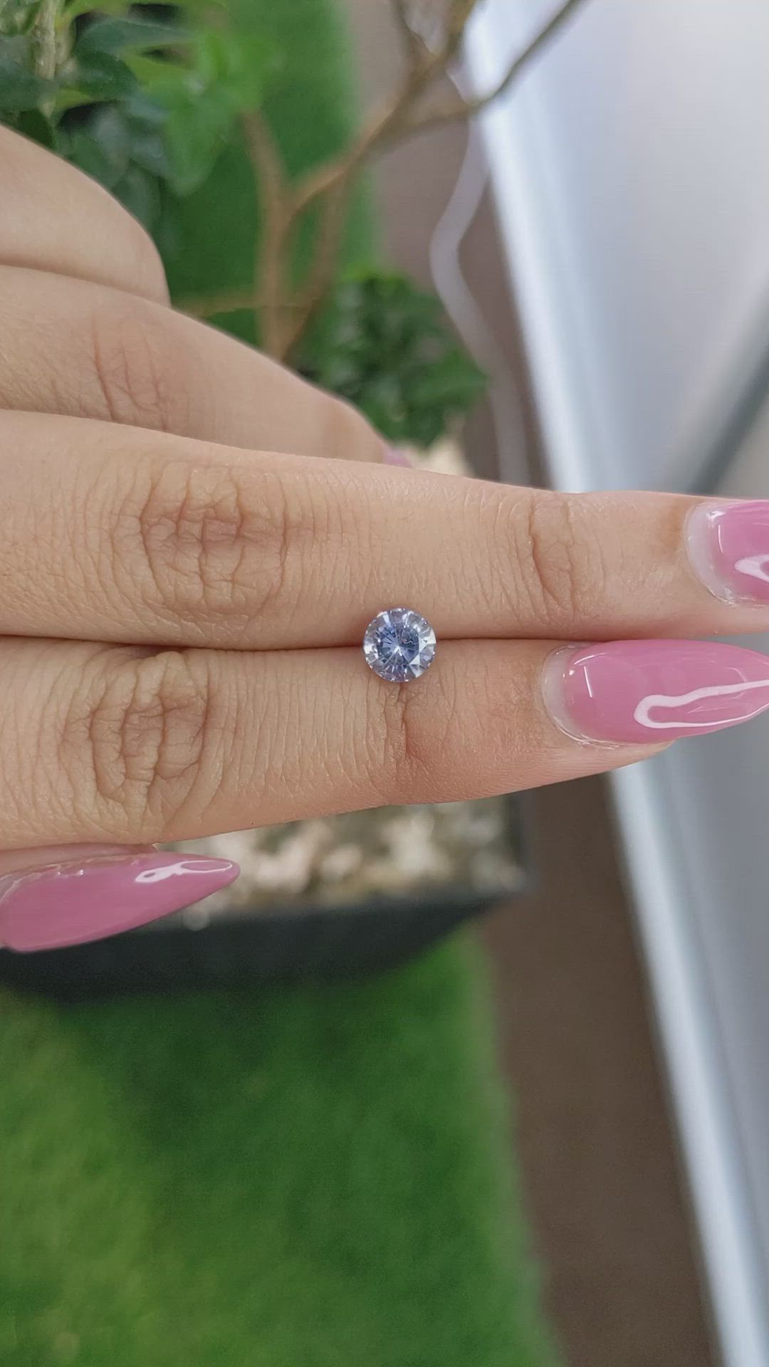 1.02 Ct. Blue Sapphire from Ceylon (Sri Lanka) Size Video