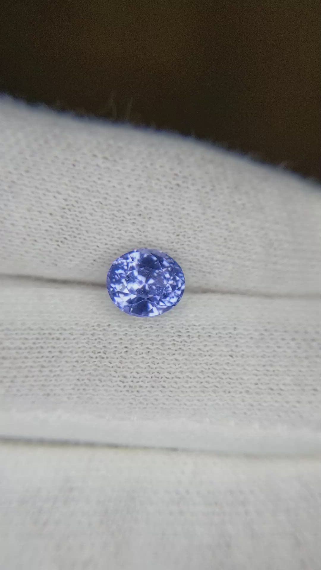2.12 Ct. Blue Sapphire from Ceylon (Sri Lanka) Size Video