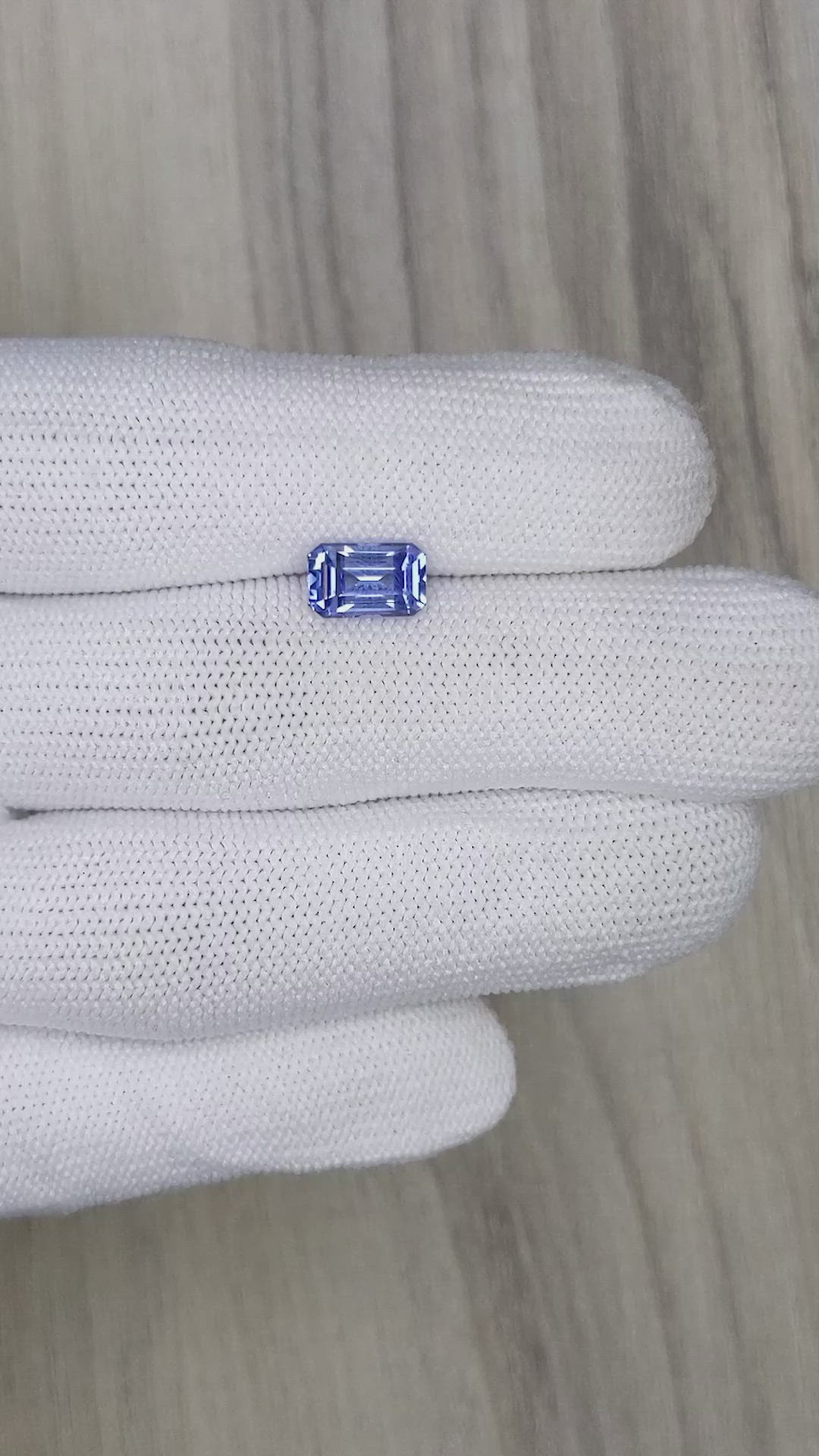 2.17 Ct. Blue Sapphire from Ceylon (Sri Lanka) Size Video