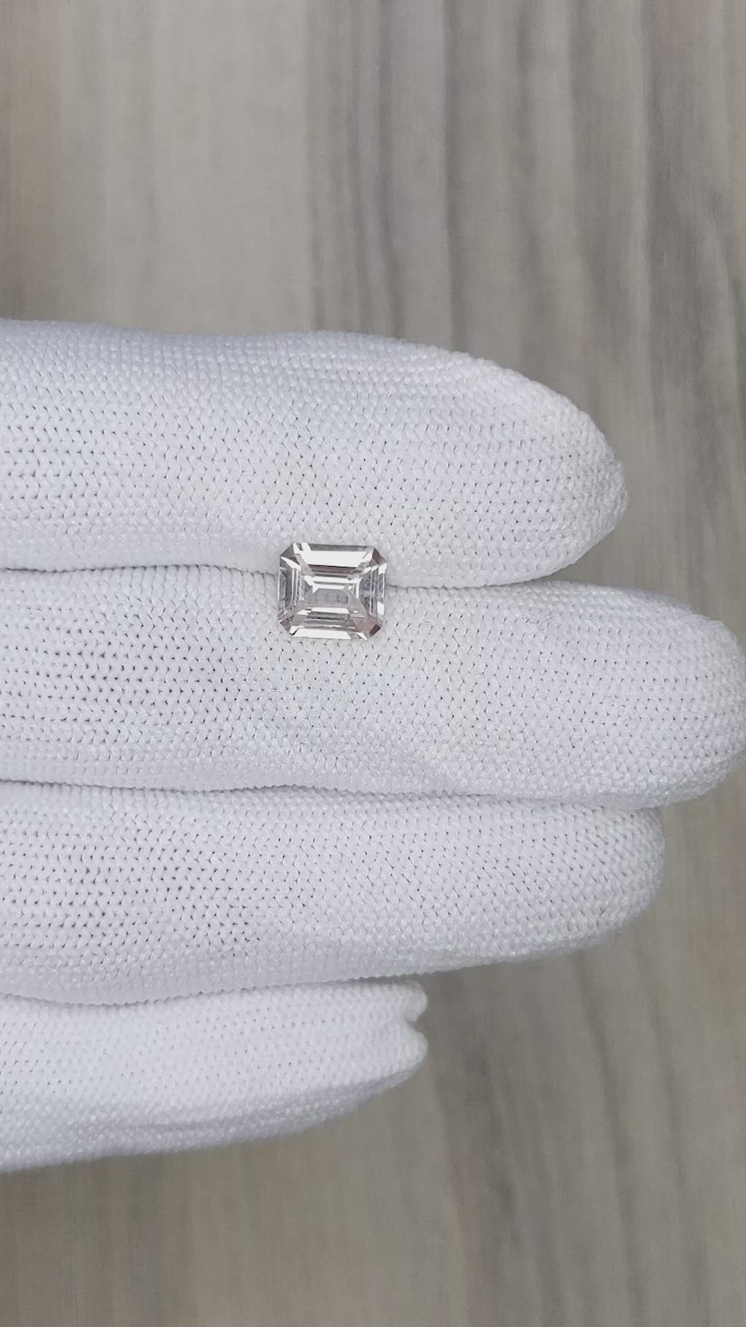 2.00 Ct. Peach Sapphire from Ceylon (Sri Lanka) Size Video
