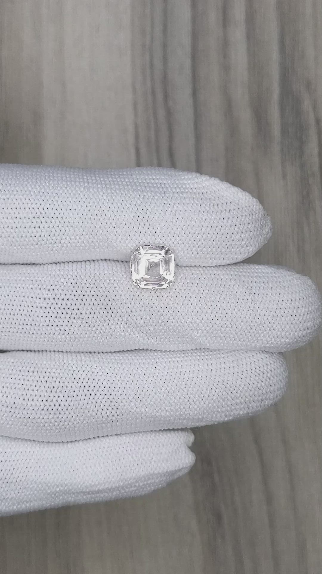 3.12 Ct. Peach Sapphire from Ceylon (Sri Lanka) Size Video