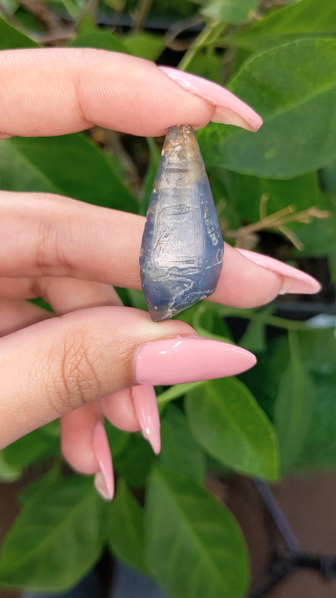 51.60 Ct. Blue Sapphire Crystal from Ceylon (Sri Lanka) Size Video