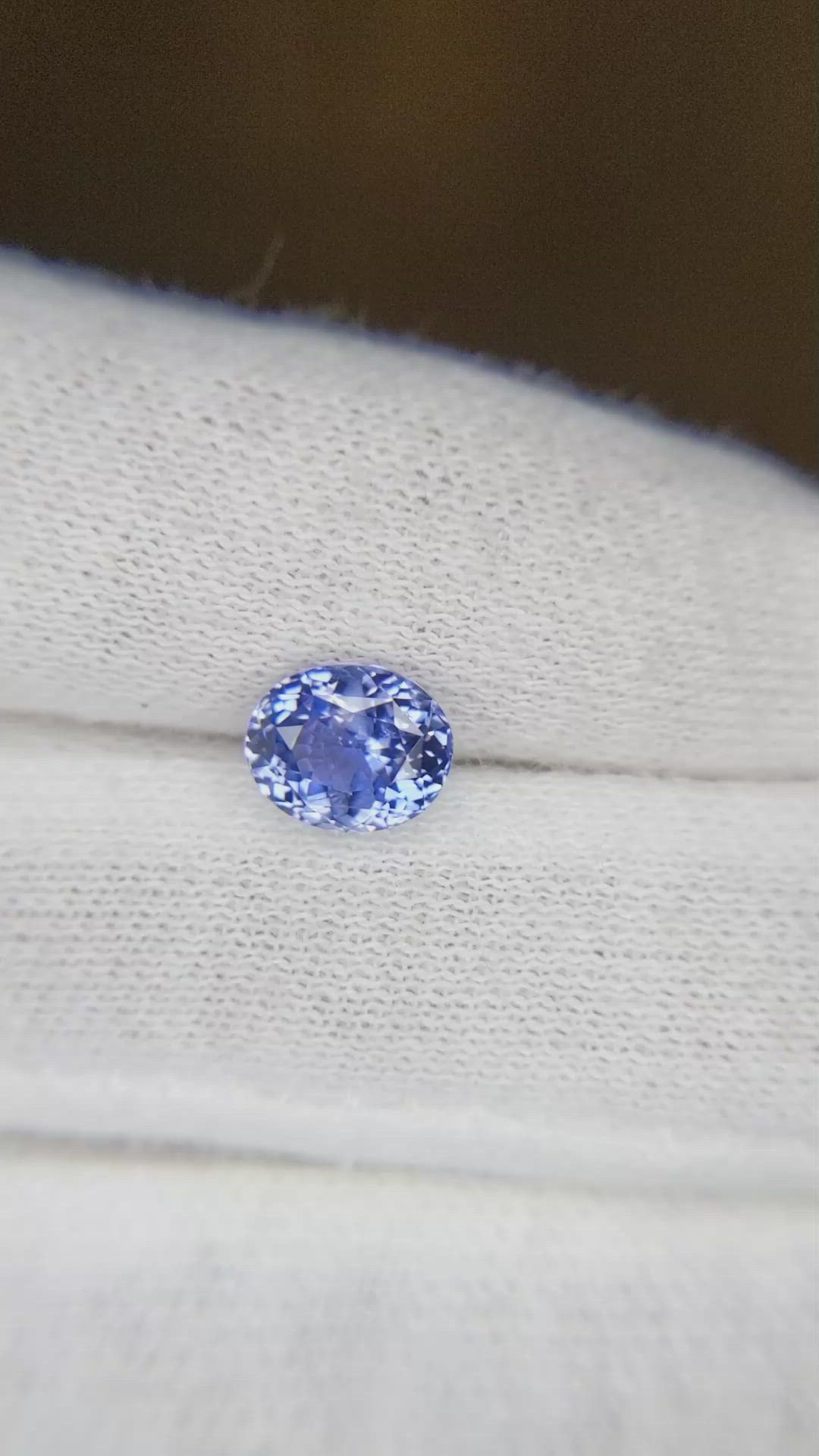 1.69 Ct. Blue Sapphire from Ceylon (Sri Lanka) Size Video