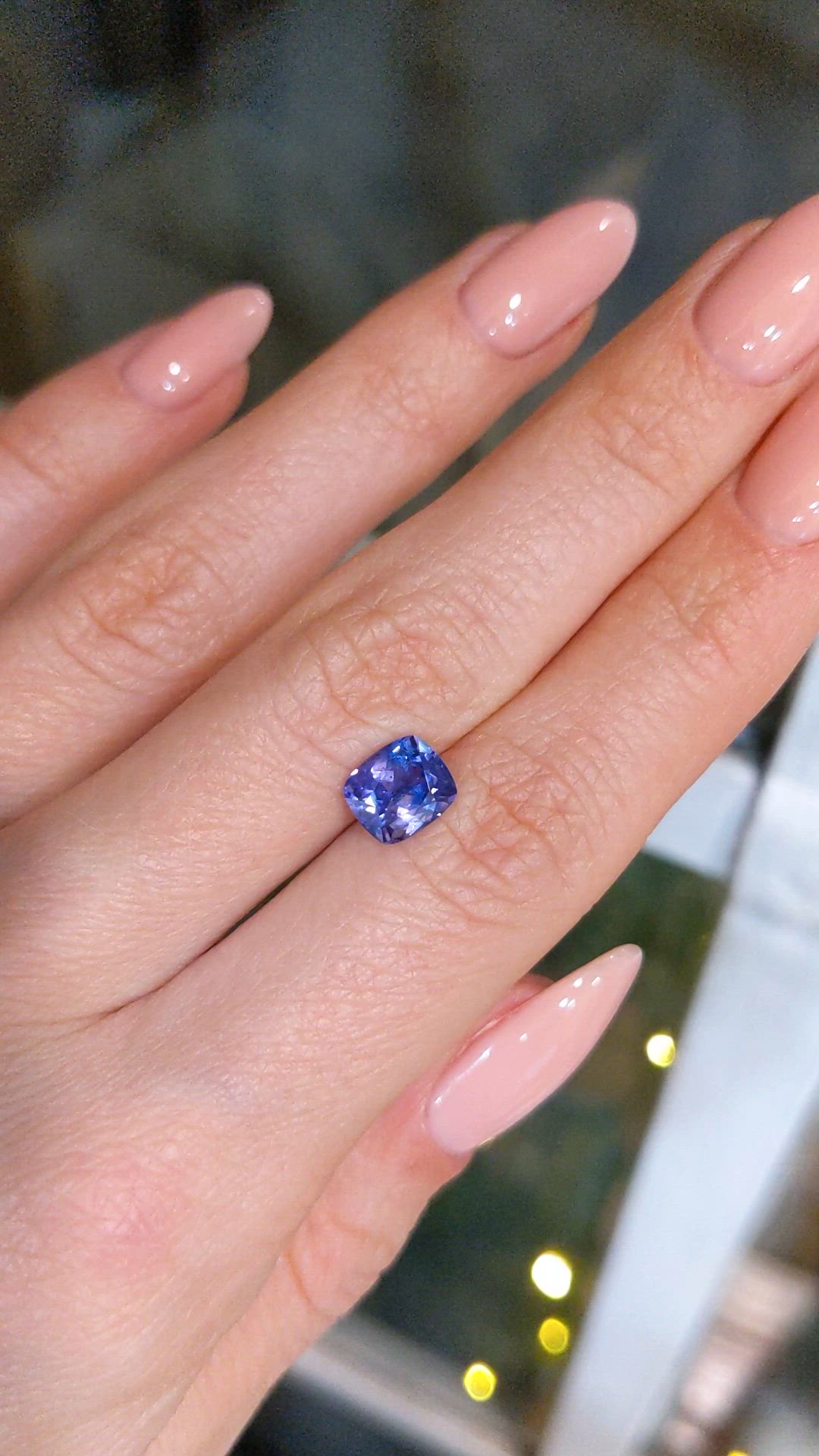 1.87 Ct. Color Change Sapphire from Ceylon (Sri Lanka) Size Video