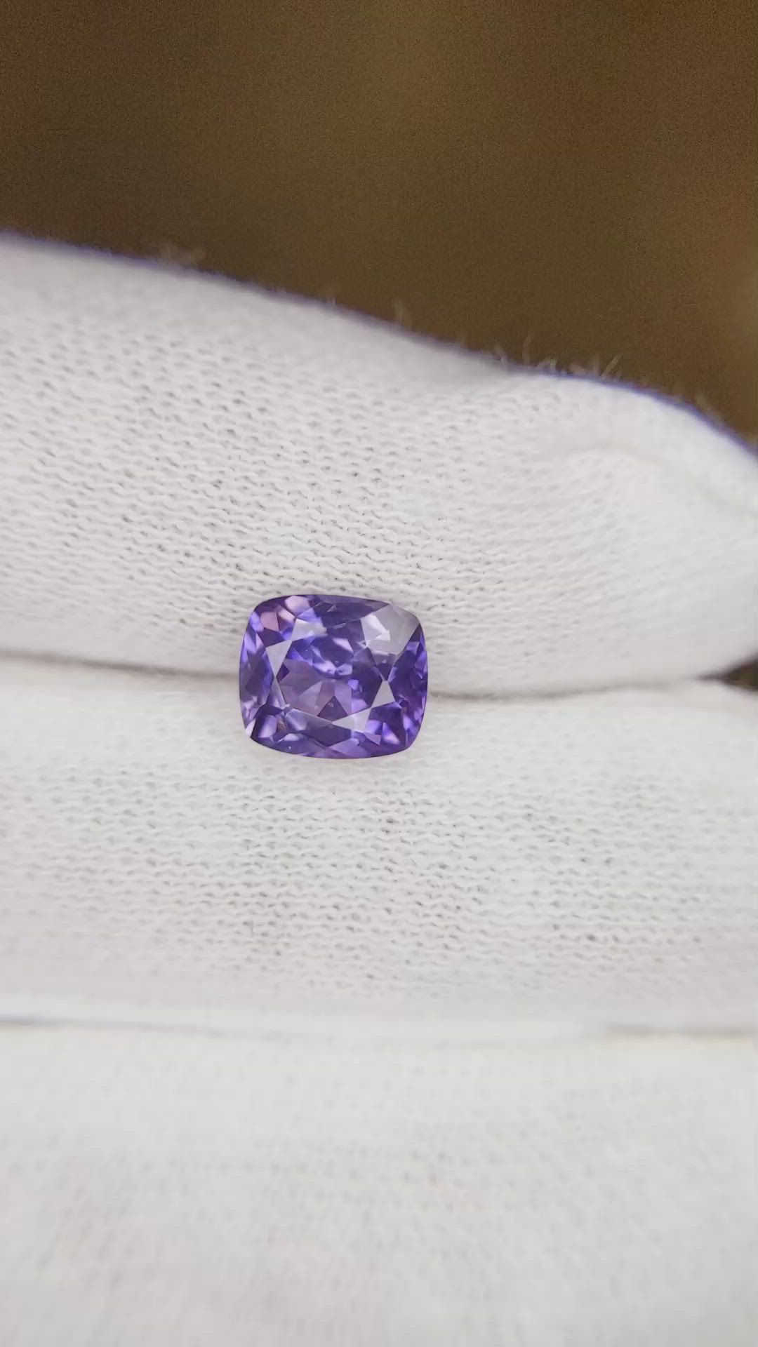 1.87 Ct. Color Change Sapphire from Ceylon (Sri Lanka) Size Video