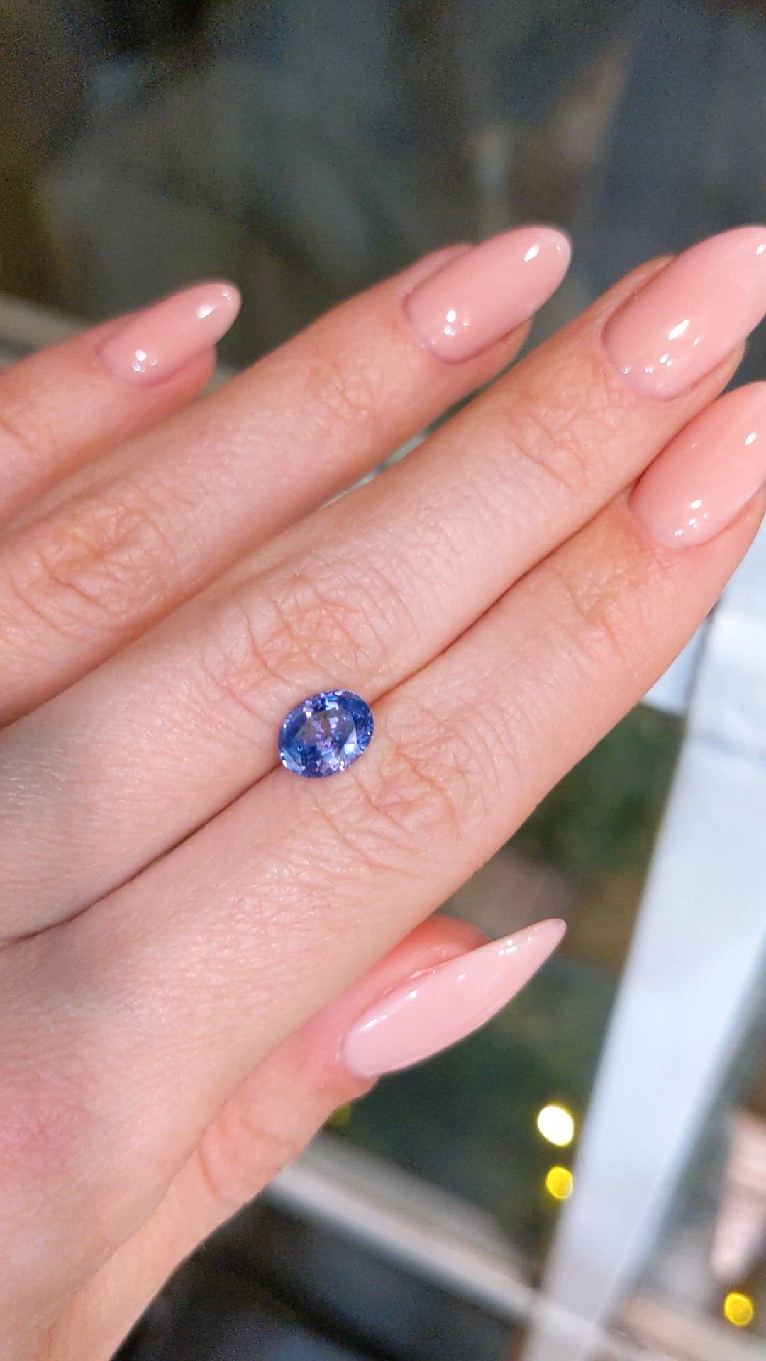 1.72 Ct. Color Change Sapphire from Ceylon (Sri Lanka) Size Video