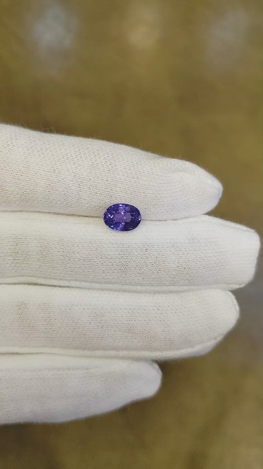 1.51 Ct. Color Change Sapphire from Ceylon (Sri Lanka) Size Video