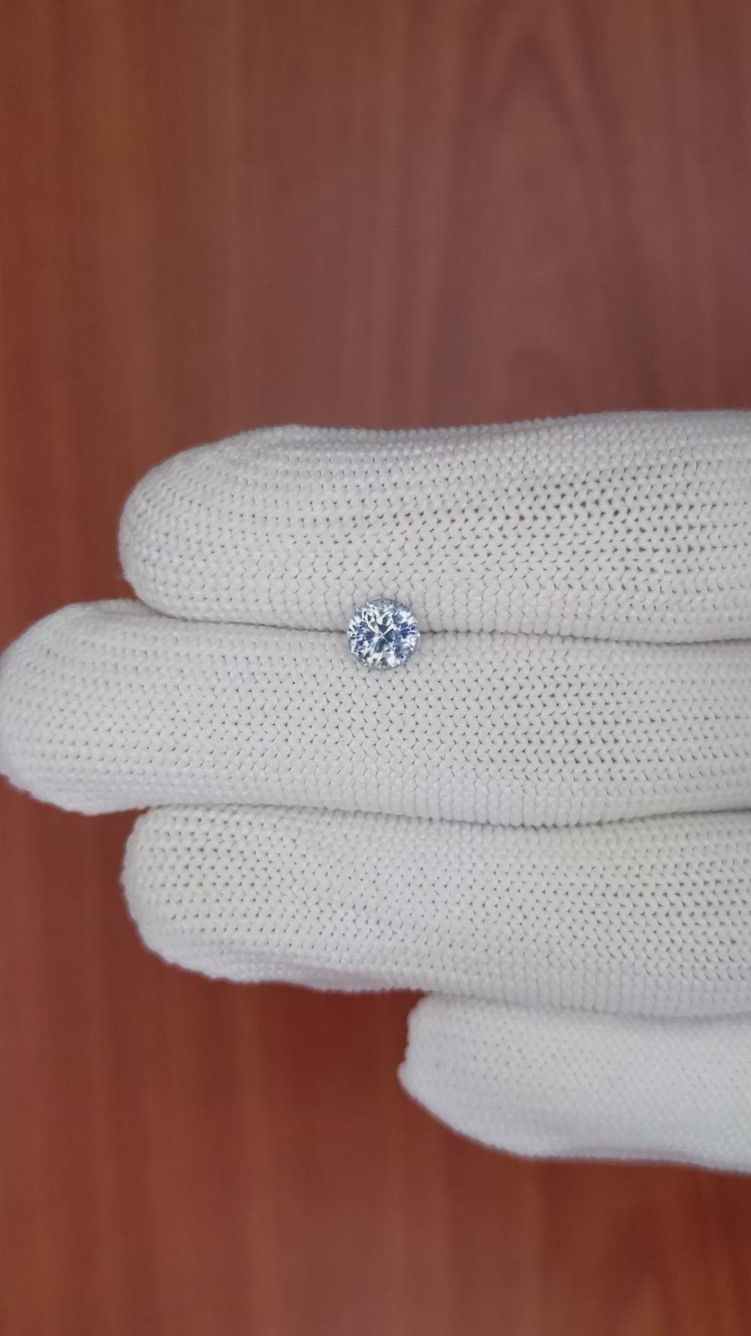 1.21 Ct. Blue Sapphire from Ceylon (Sri Lanka) Size Video