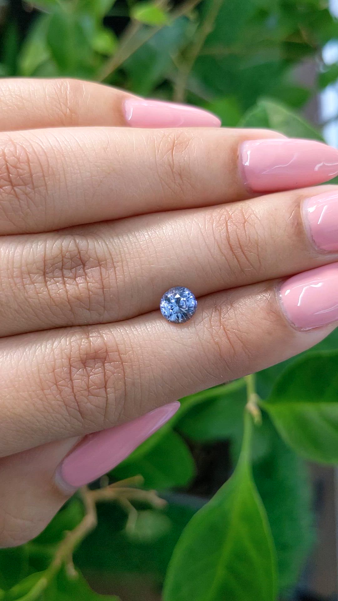 1.21 Ct. Blue Sapphire from Ceylon (Sri Lanka) Size Video