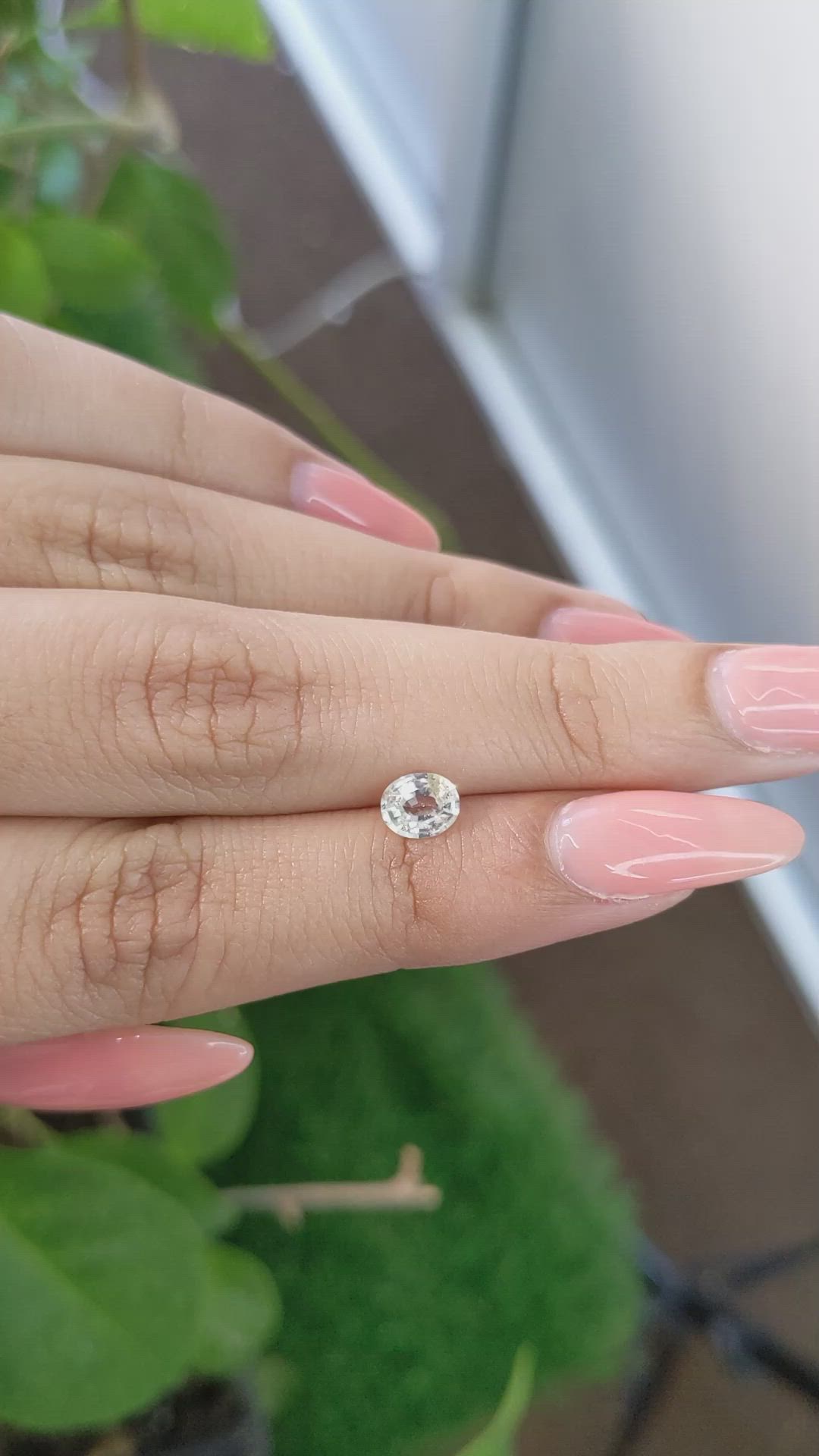 0.76 Ct. Sapphire from Ceylon (Sri Lanka) Size Video