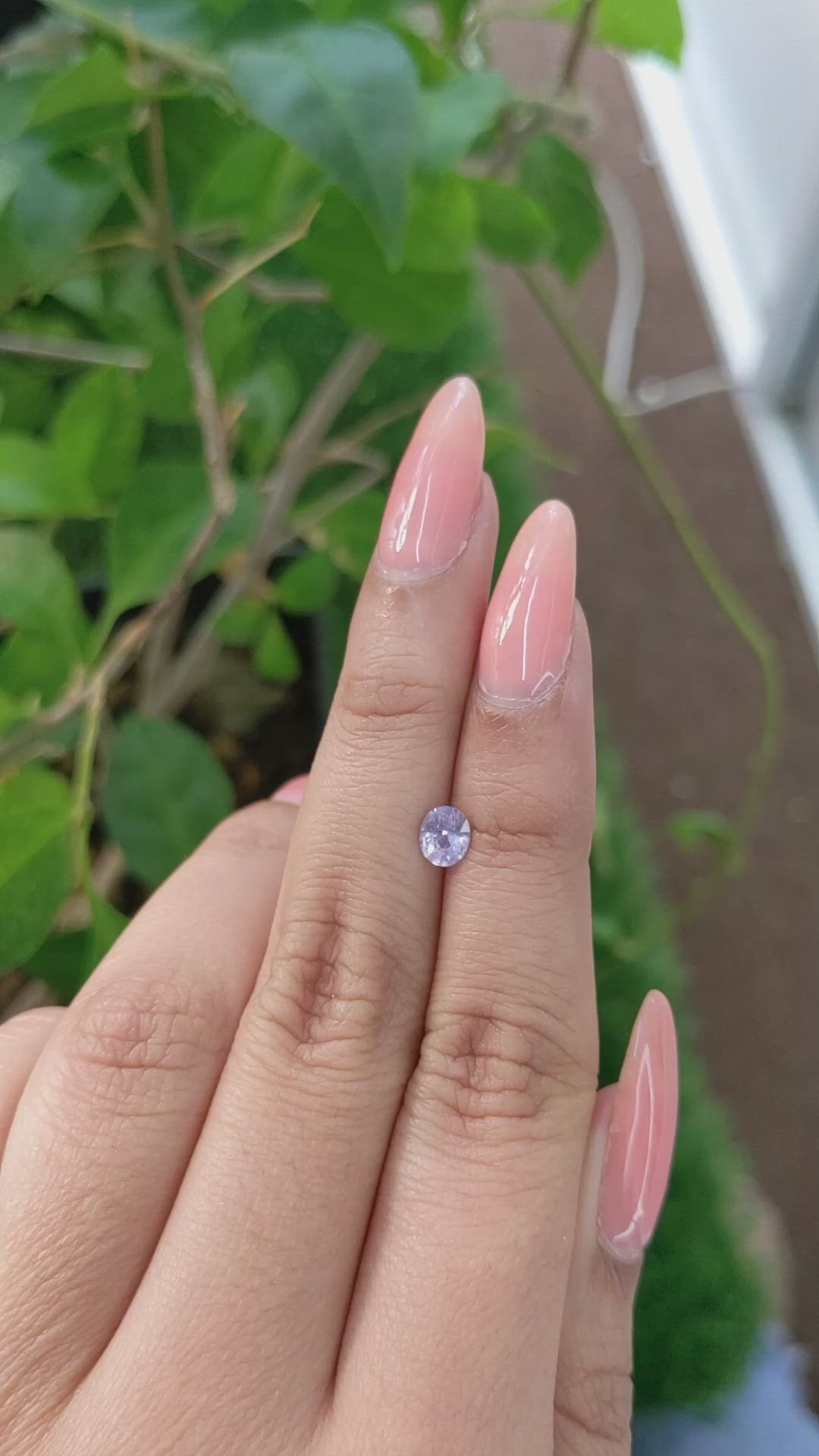 0.61 Ct. Blue Sapphire from Ceylon (Sri Lanka) Size Video