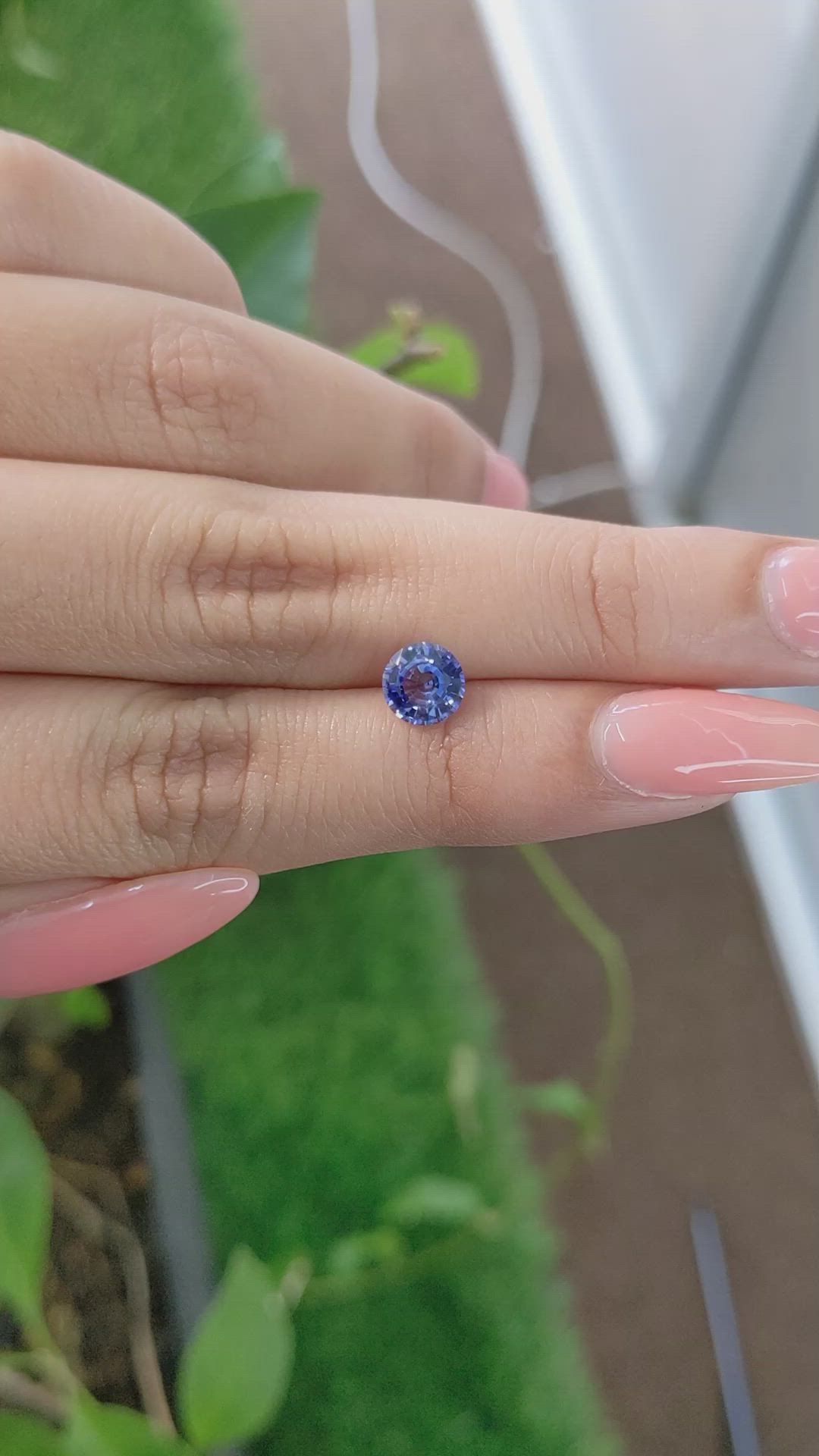 1.04 Ct. Blue Sapphire from Ceylon (Sri Lanka) Size Video