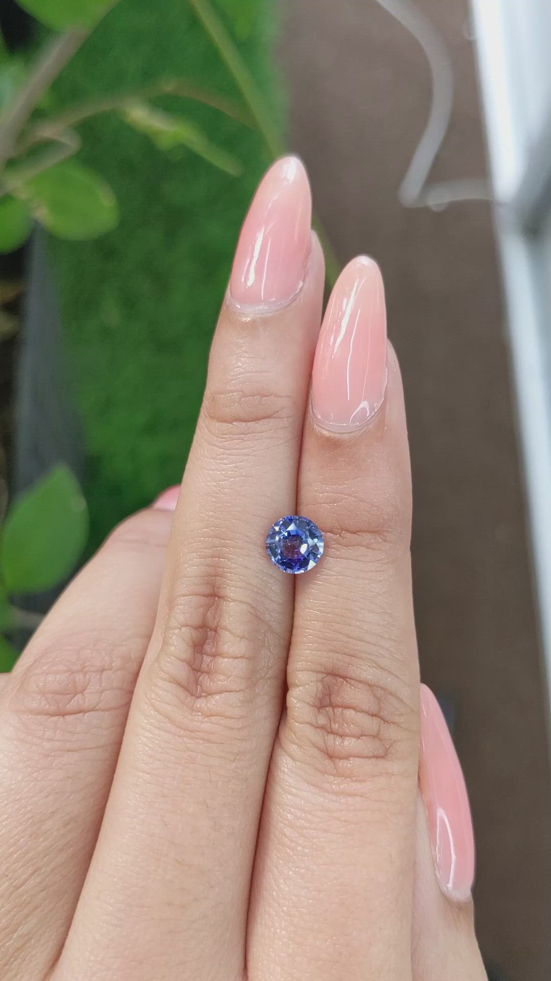 1.04 Ct. Blue Sapphire from Ceylon (Sri Lanka) Size Video