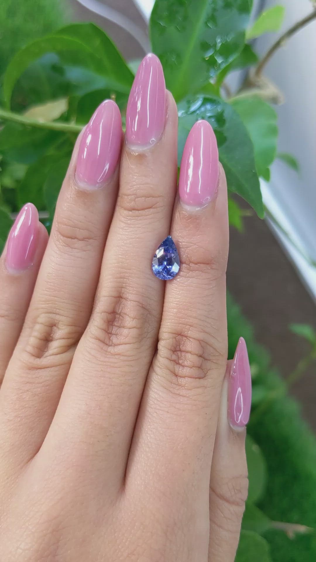 1.69 Ct. Blue Sapphire from Ceylon (Sri Lanka) Size Video