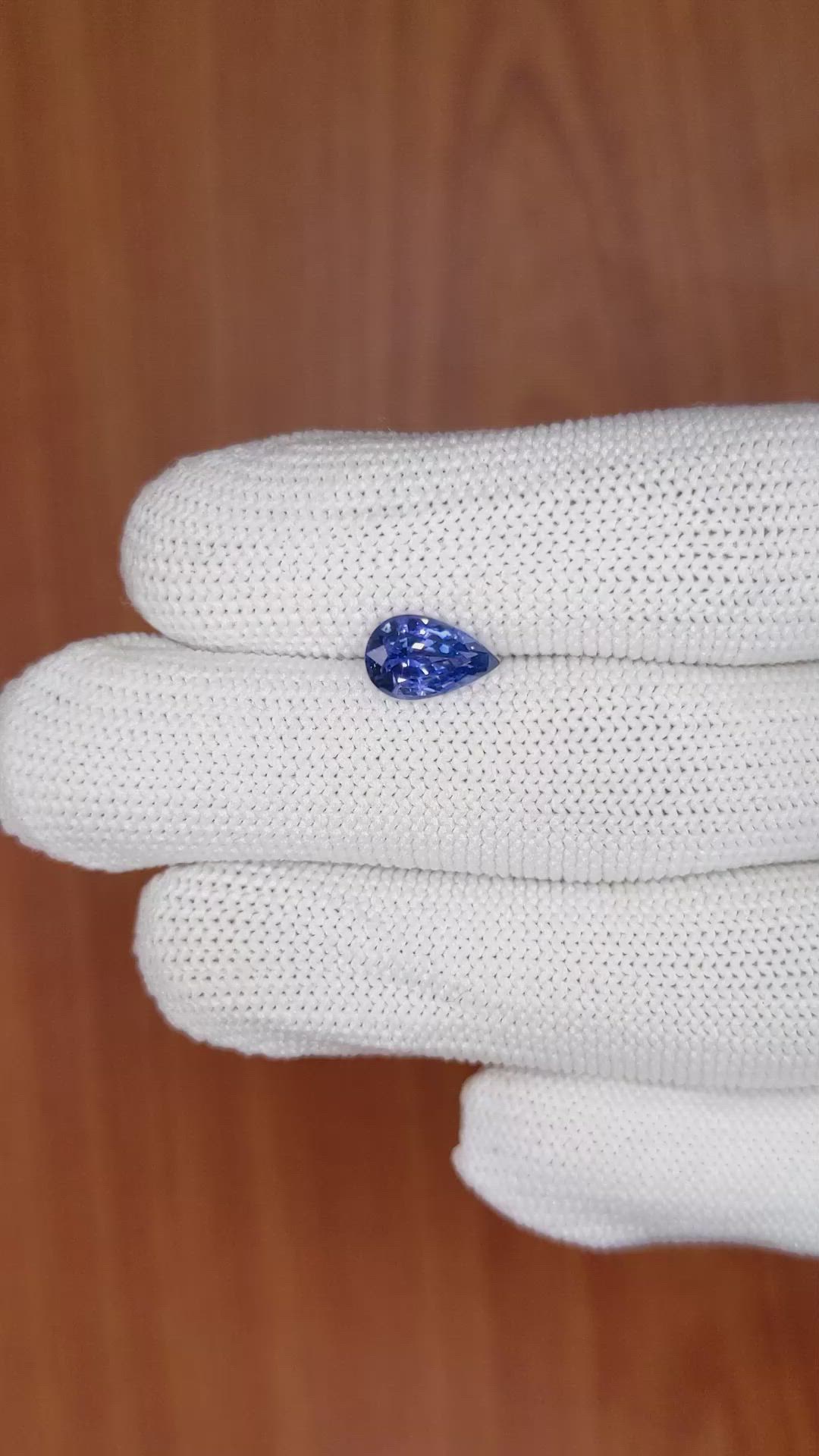 1.69 Ct. Blue Sapphire from Ceylon (Sri Lanka) Size Video