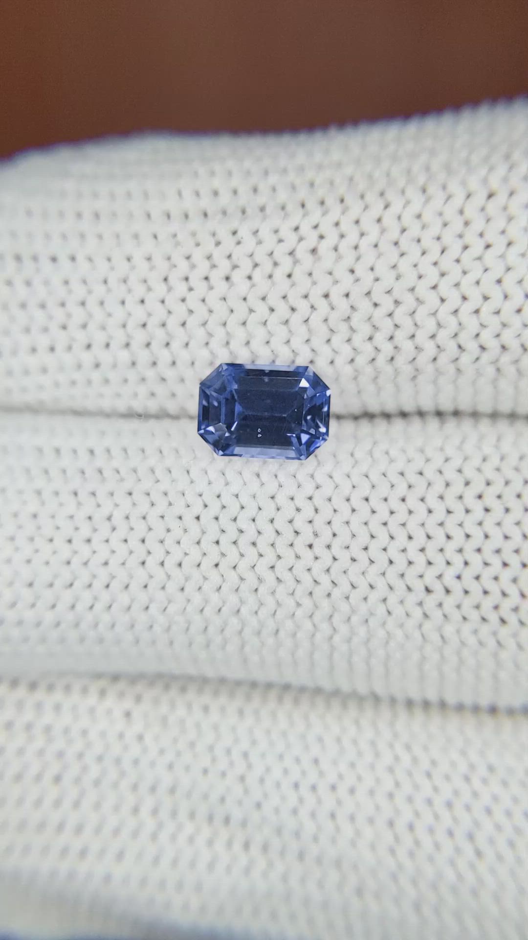 1.48 Ct. Blue Sapphire from Ceylon (Sri Lanka) Size Video