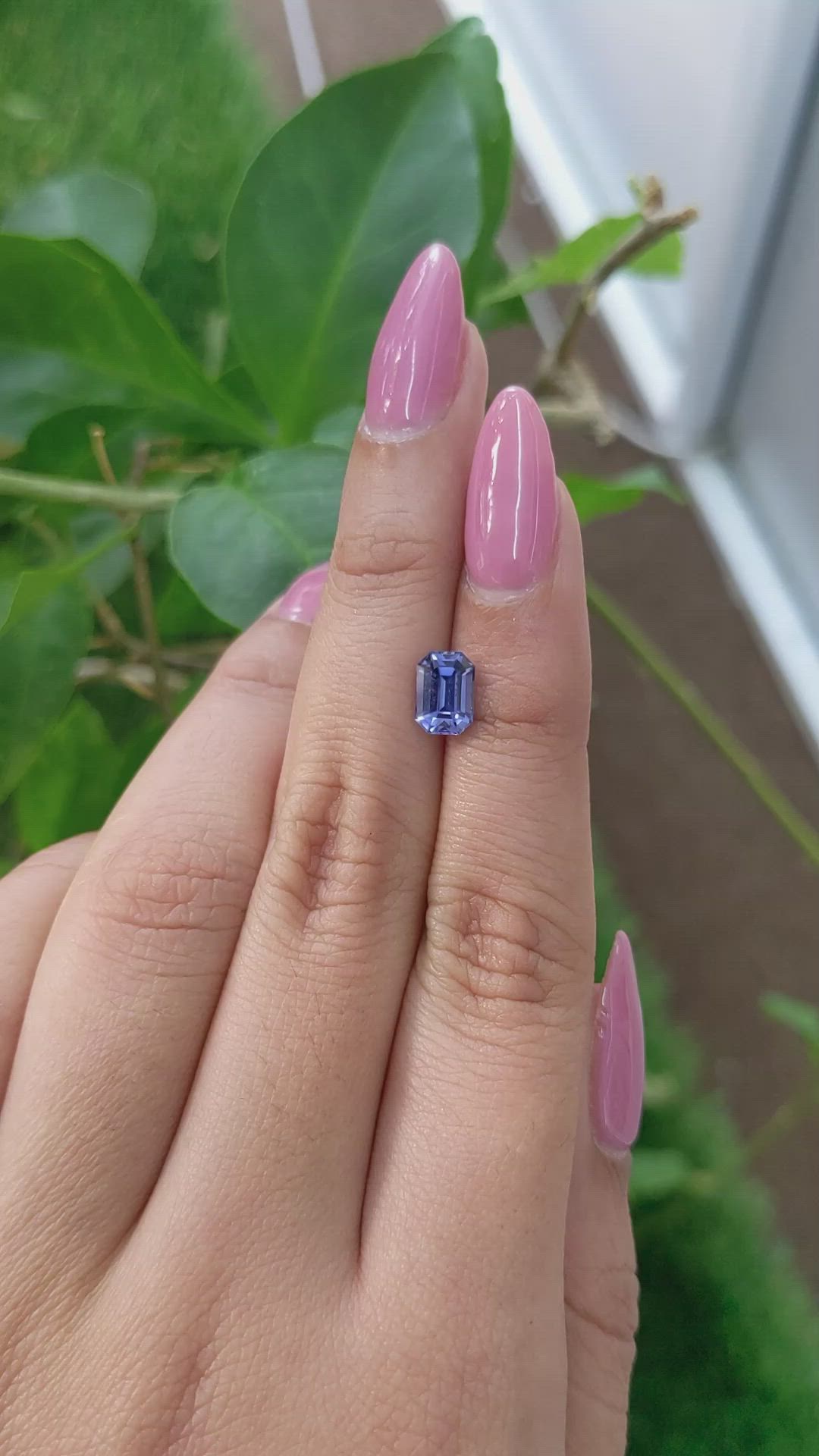 1.48 Ct. Blue Sapphire from Ceylon (Sri Lanka) Size Video