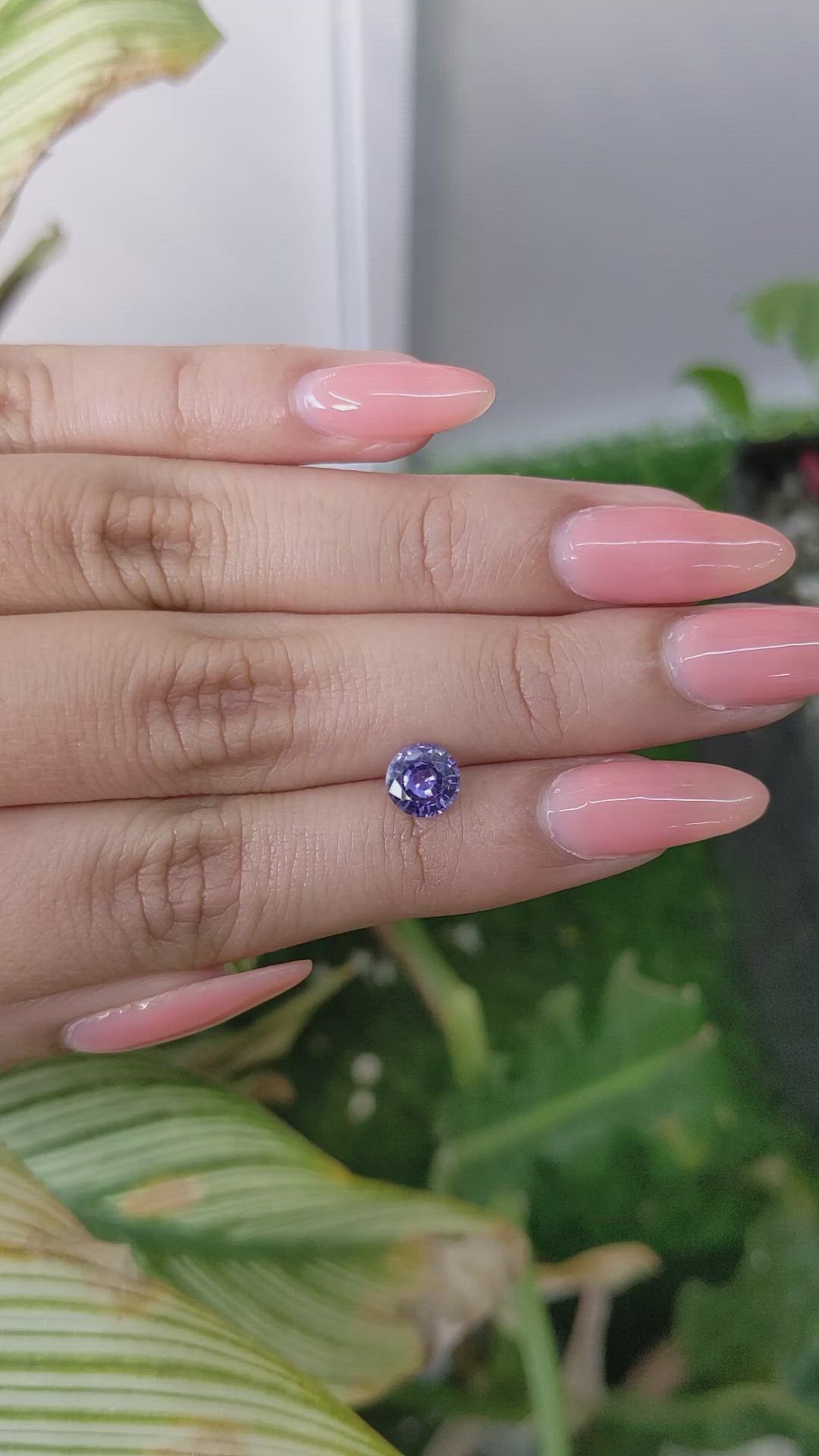 1.19 Ct. Color Change Sapphire from Ceylon (Sri Lanka) Size Video