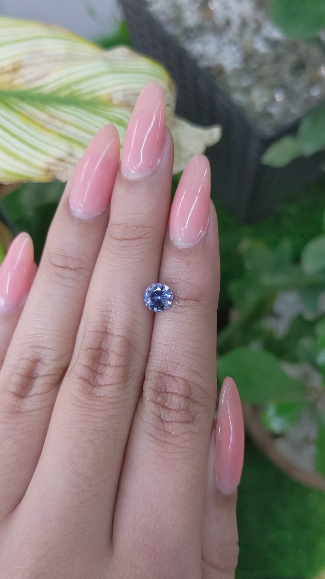 1.05 Ct. Blue Sapphire from Ceylon (Sri Lanka) Size Video