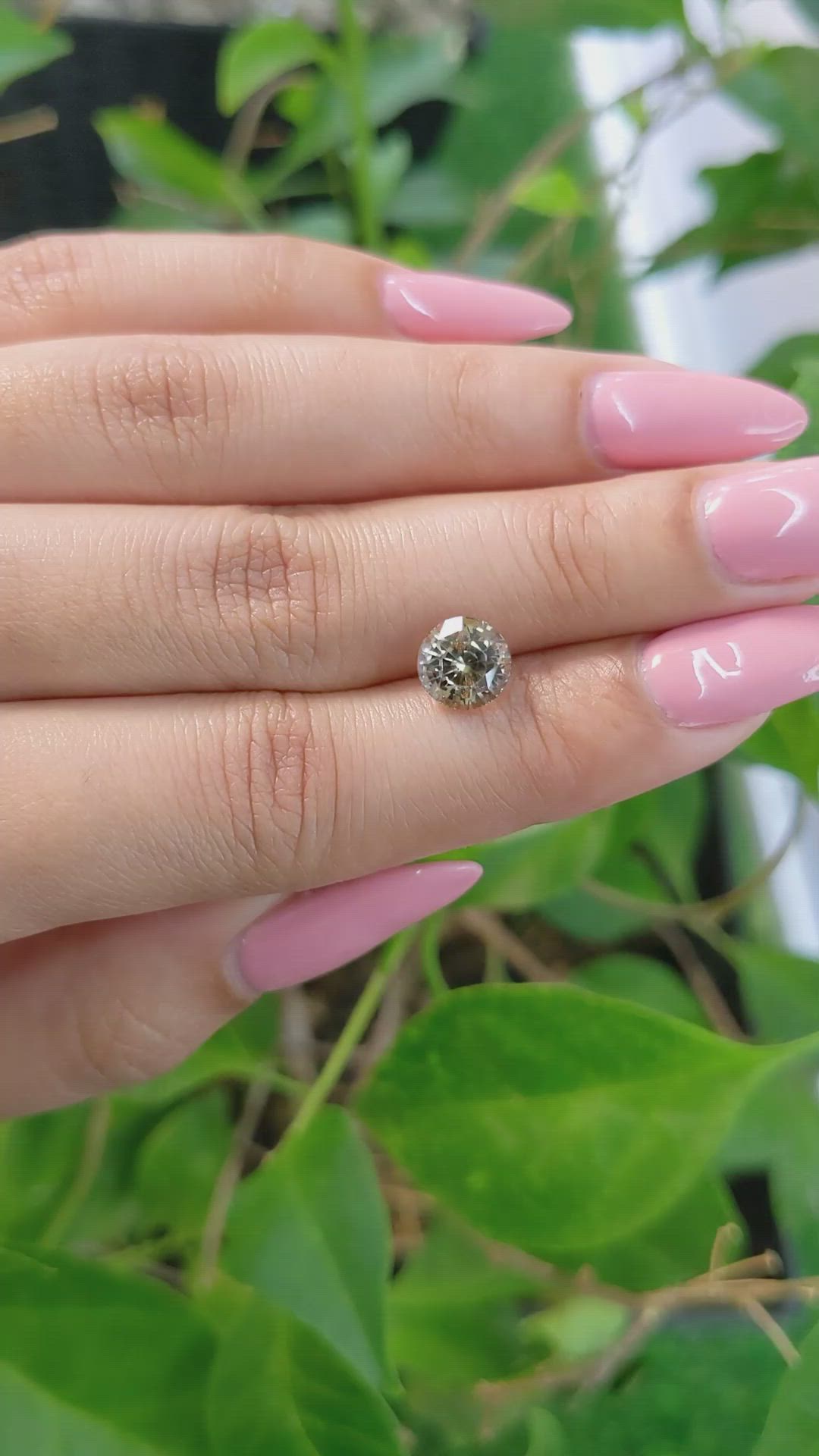 2.53 Ct. Bi Color Sapphire from Ceylon (Sri Lanka) Size Video