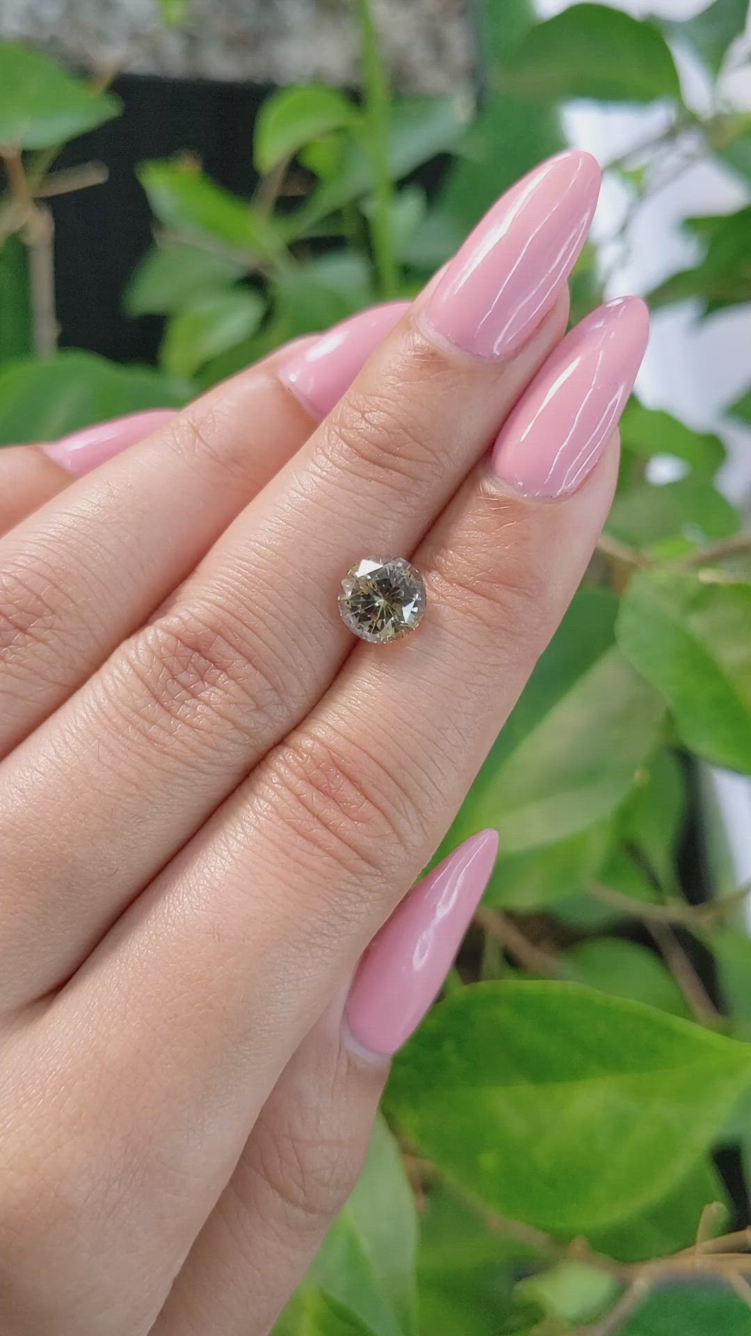 2.53 Ct. Bi Color Sapphire from Ceylon (Sri Lanka) Size Video