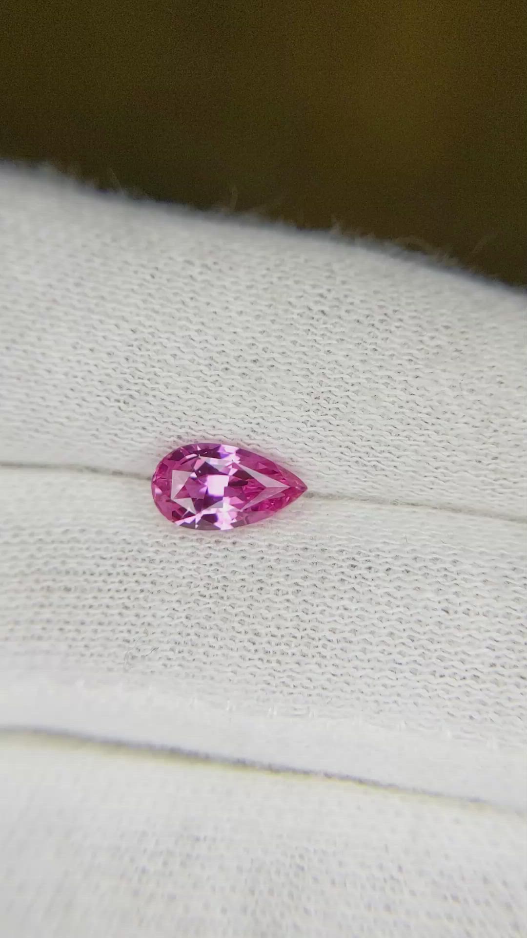 1.31 Ct. Pink Sapphire from Ceylon (Sri Lanka) Size Video