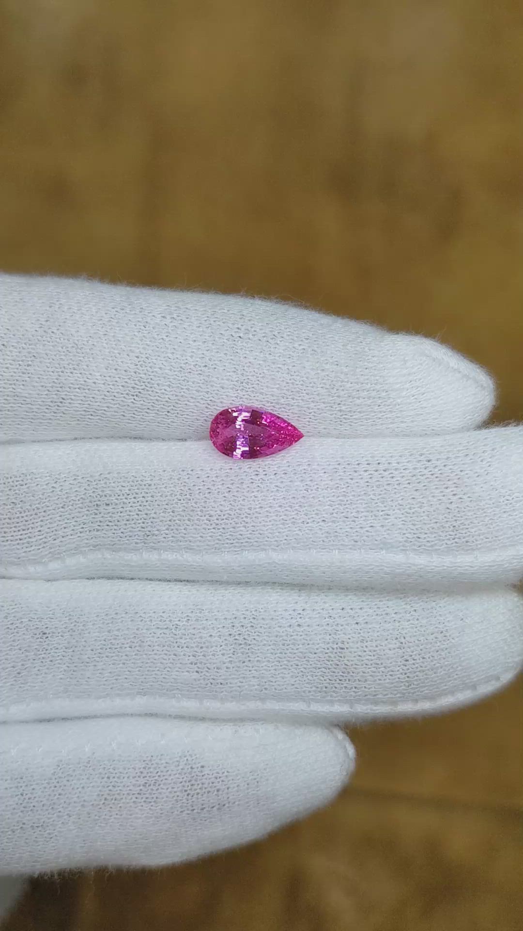1.53 Ct. Pink Sapphire from Ceylon (Sri Lanka) Size Video