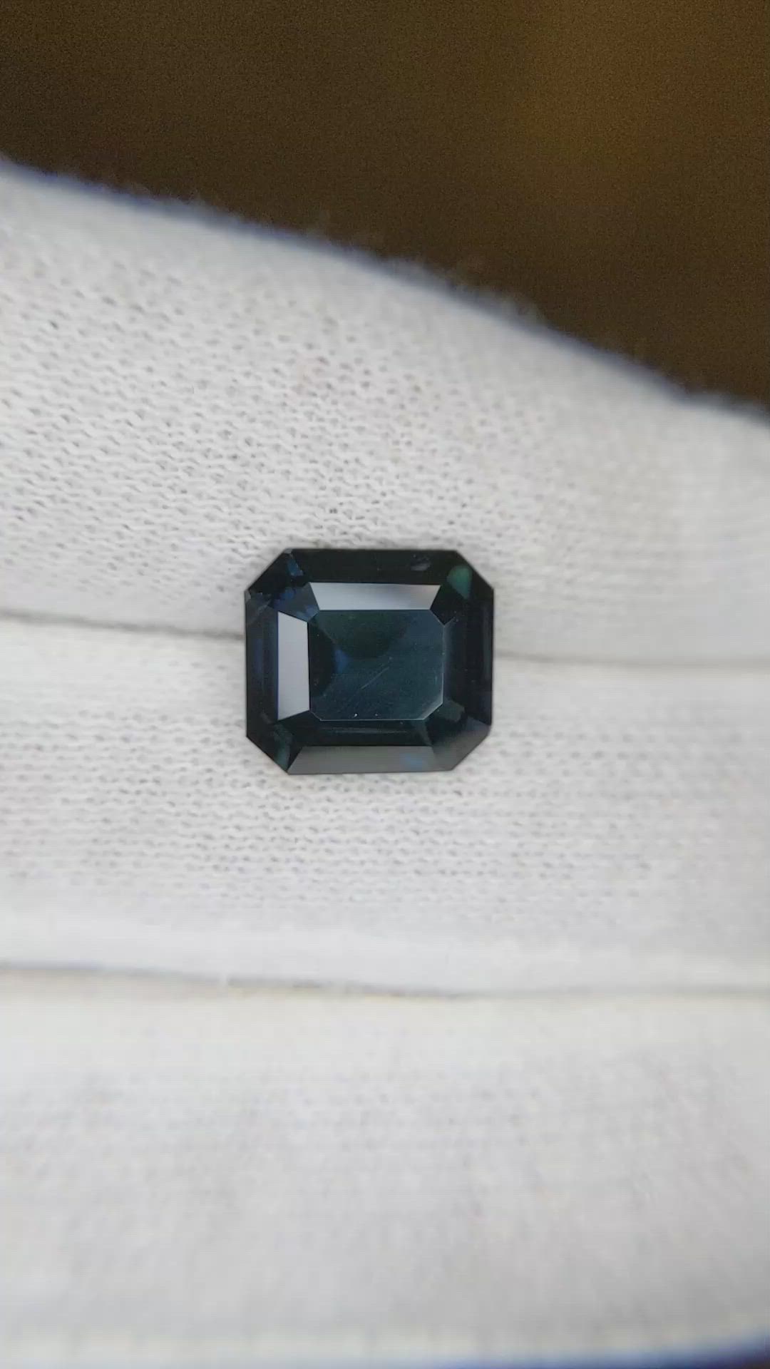 4.55 Ct. Greenish Blue Sapphire from Madagascar Size Video