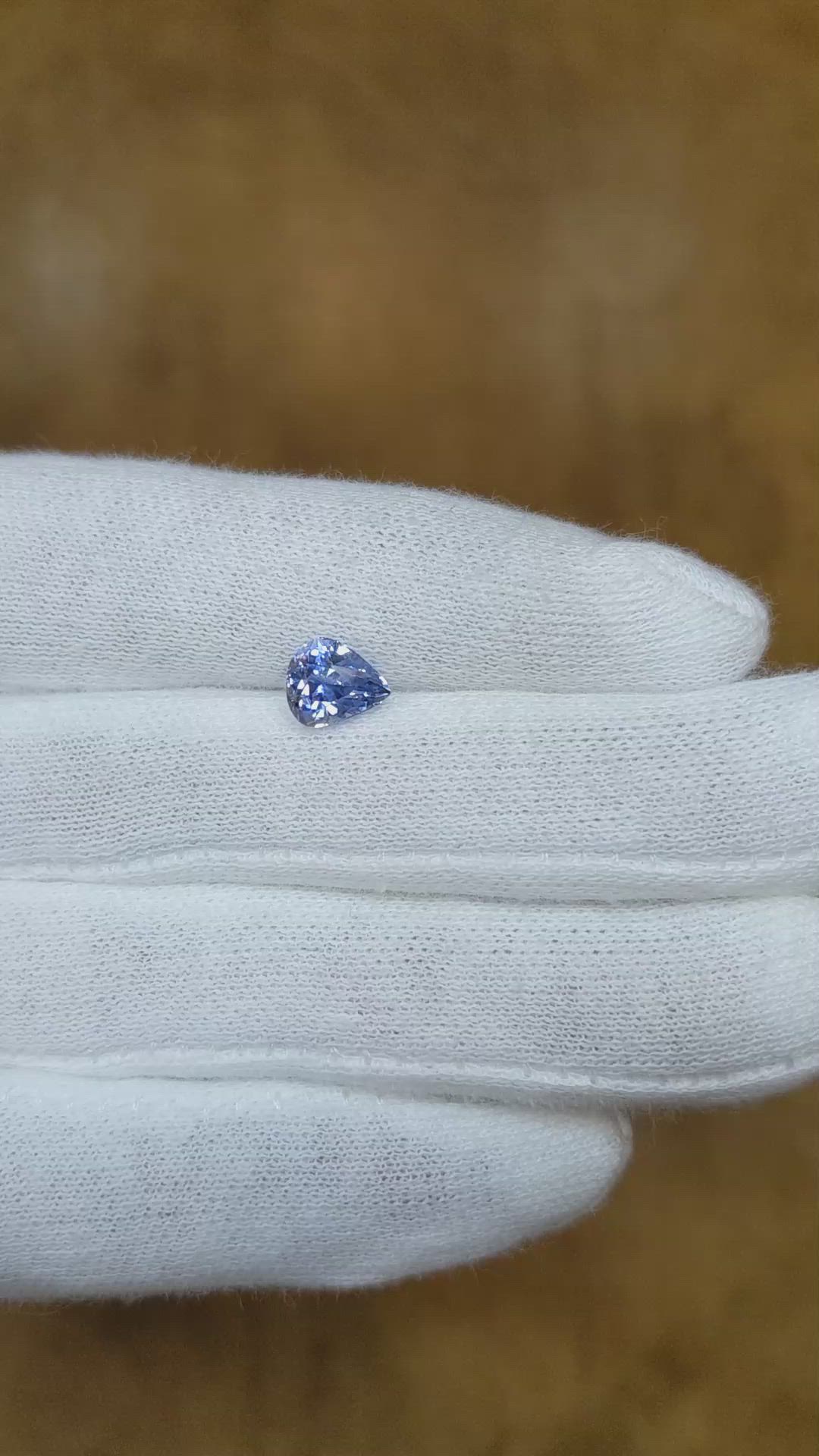 1.59 Ct. Blue Sapphire from Ceylon (Sri Lanka) Size Video