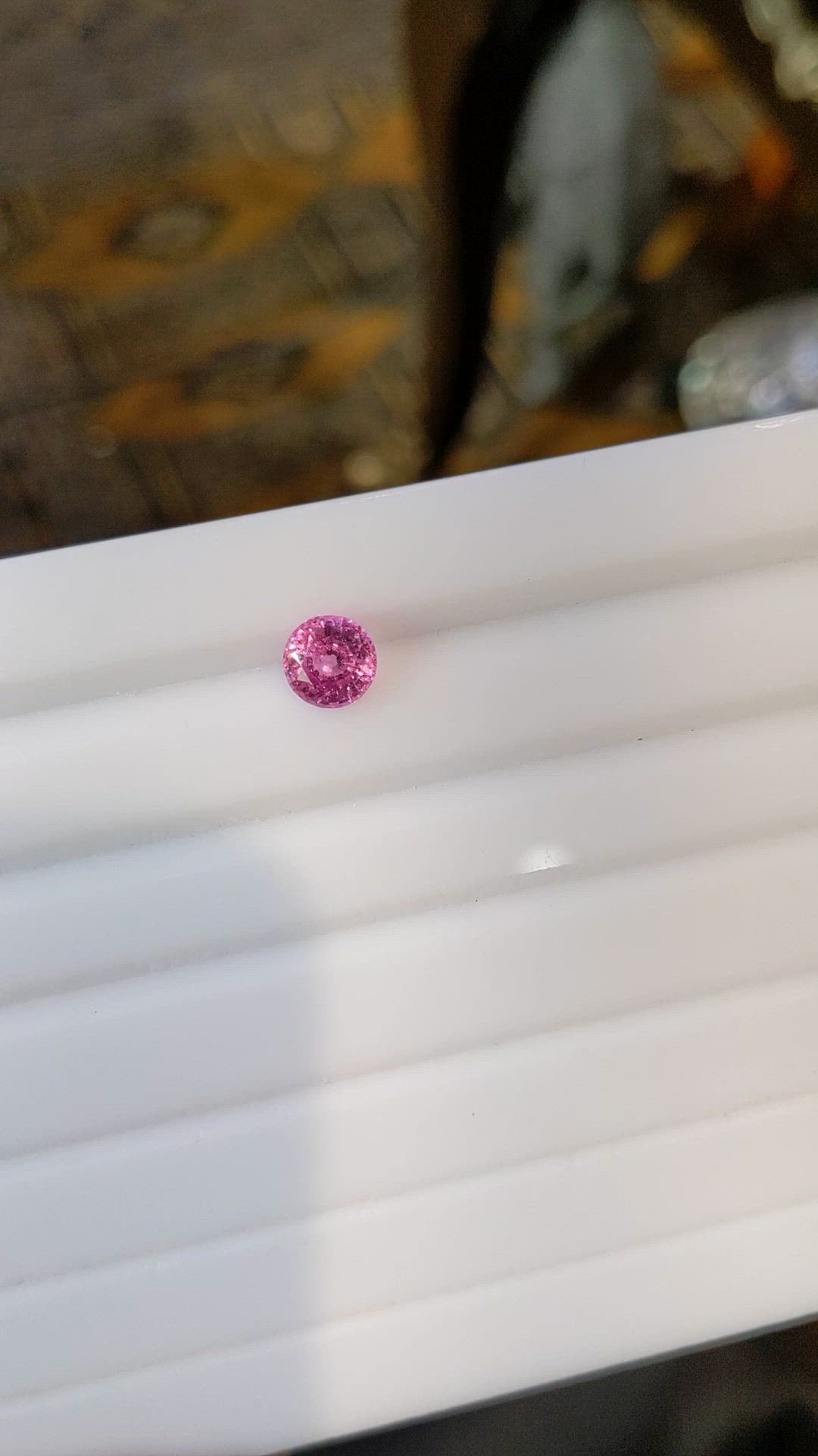 1.55 Ct. Pink Sapphire from Ceylon (Sri Lanka) Size Video