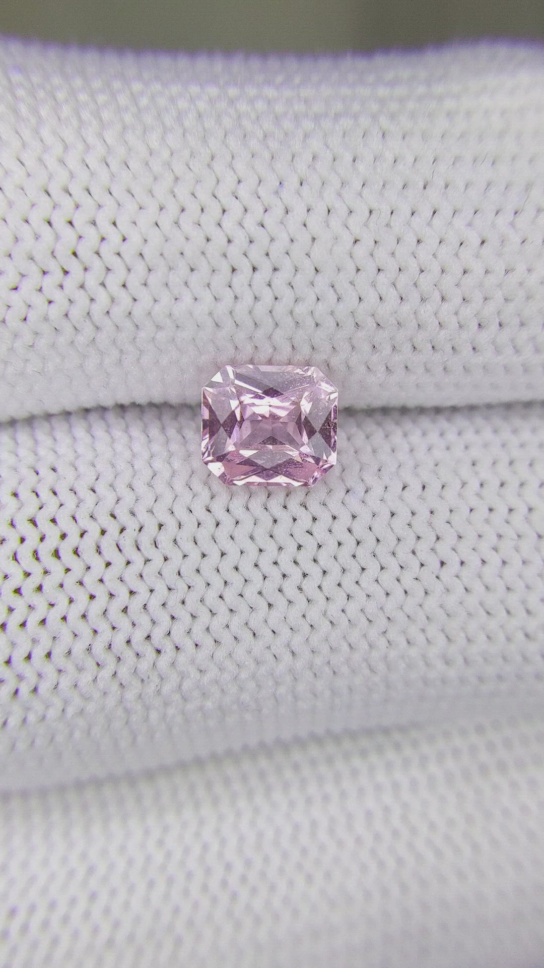 1.25 Ct. Pink Sapphire from Ceylon (Sri Lanka) Size Video