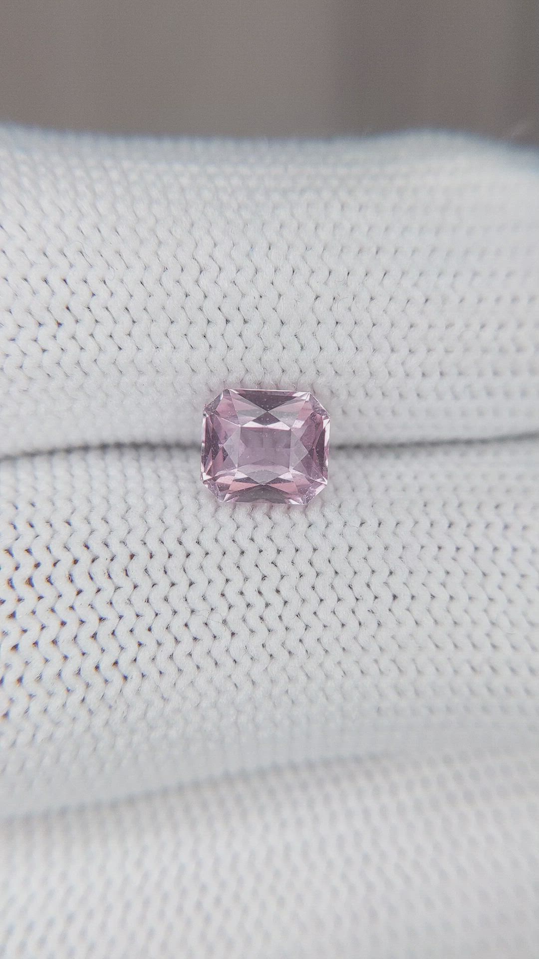 1.37 Ct. Pink Sapphire from Ceylon (Sri Lanka) Size Video