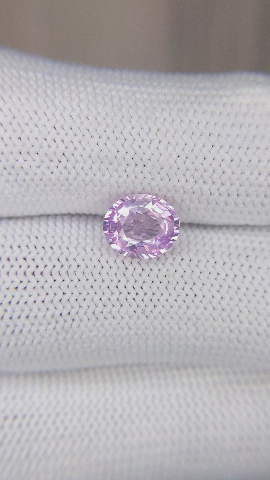1.93 Ct. Purplish Pink Sapphire from Ceylon (Sri Lanka) Size Video