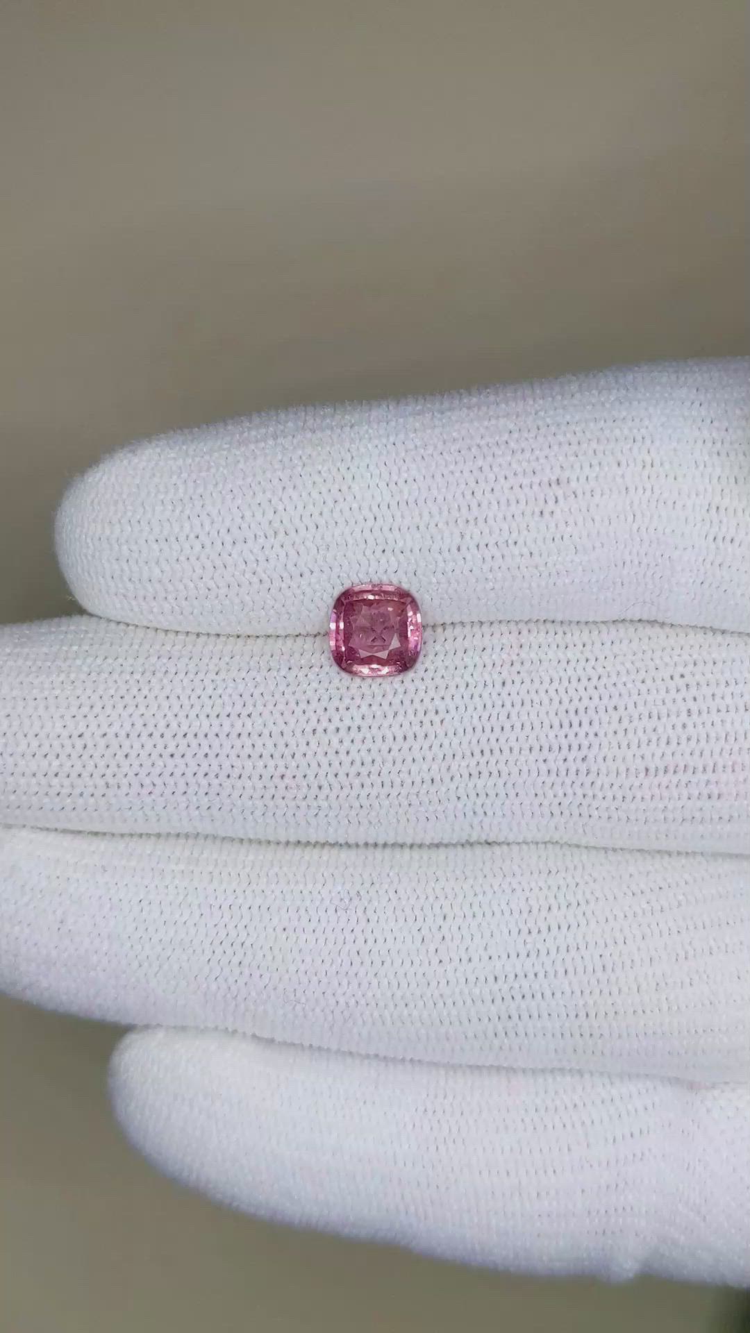 1.30 Ct. Padparadscha Sapphire from Madagascar Size Video