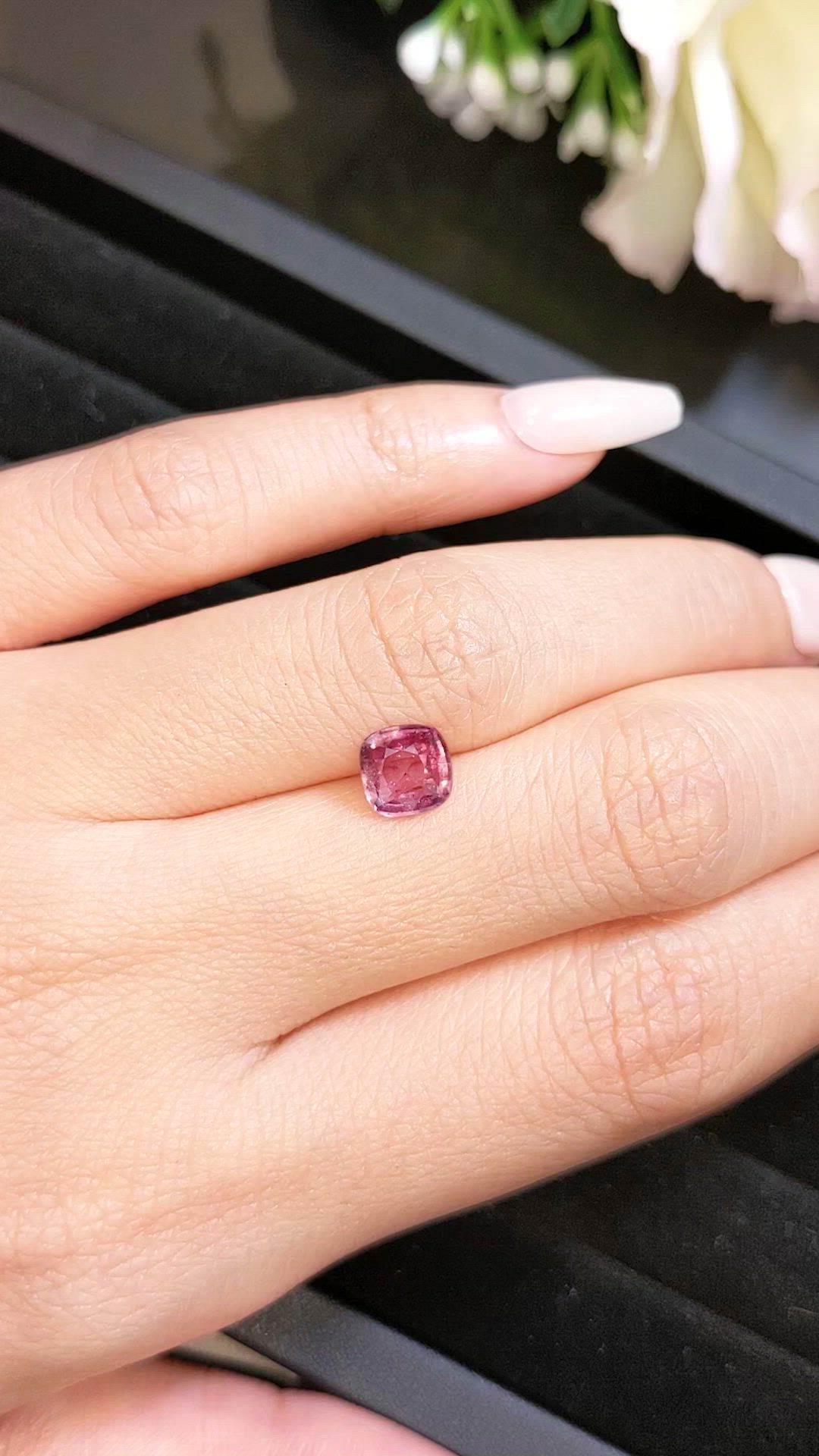 1.30 Ct. Padparadscha Sapphire from Madagascar Size Video