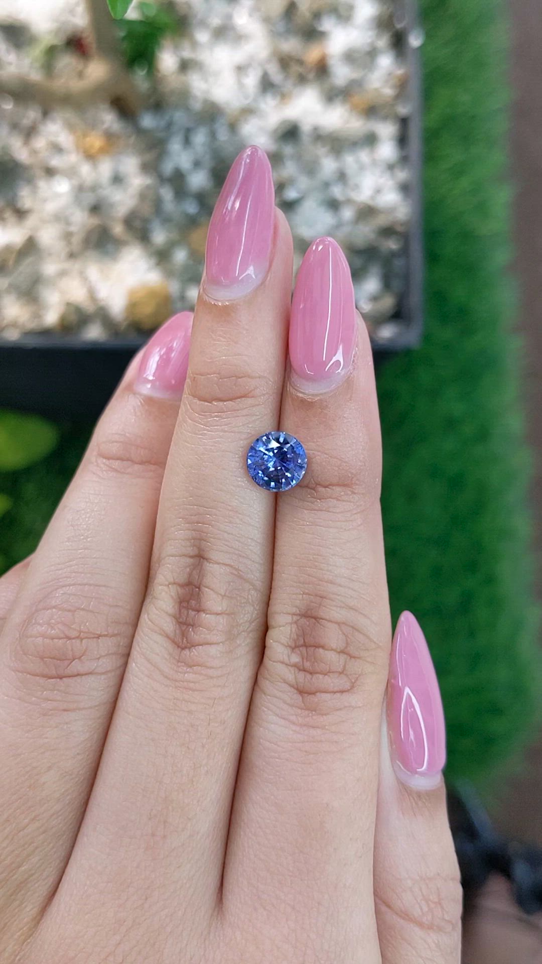 1.96 Ct. Blue Sapphire from Ceylon (Sri Lanka) Size Video