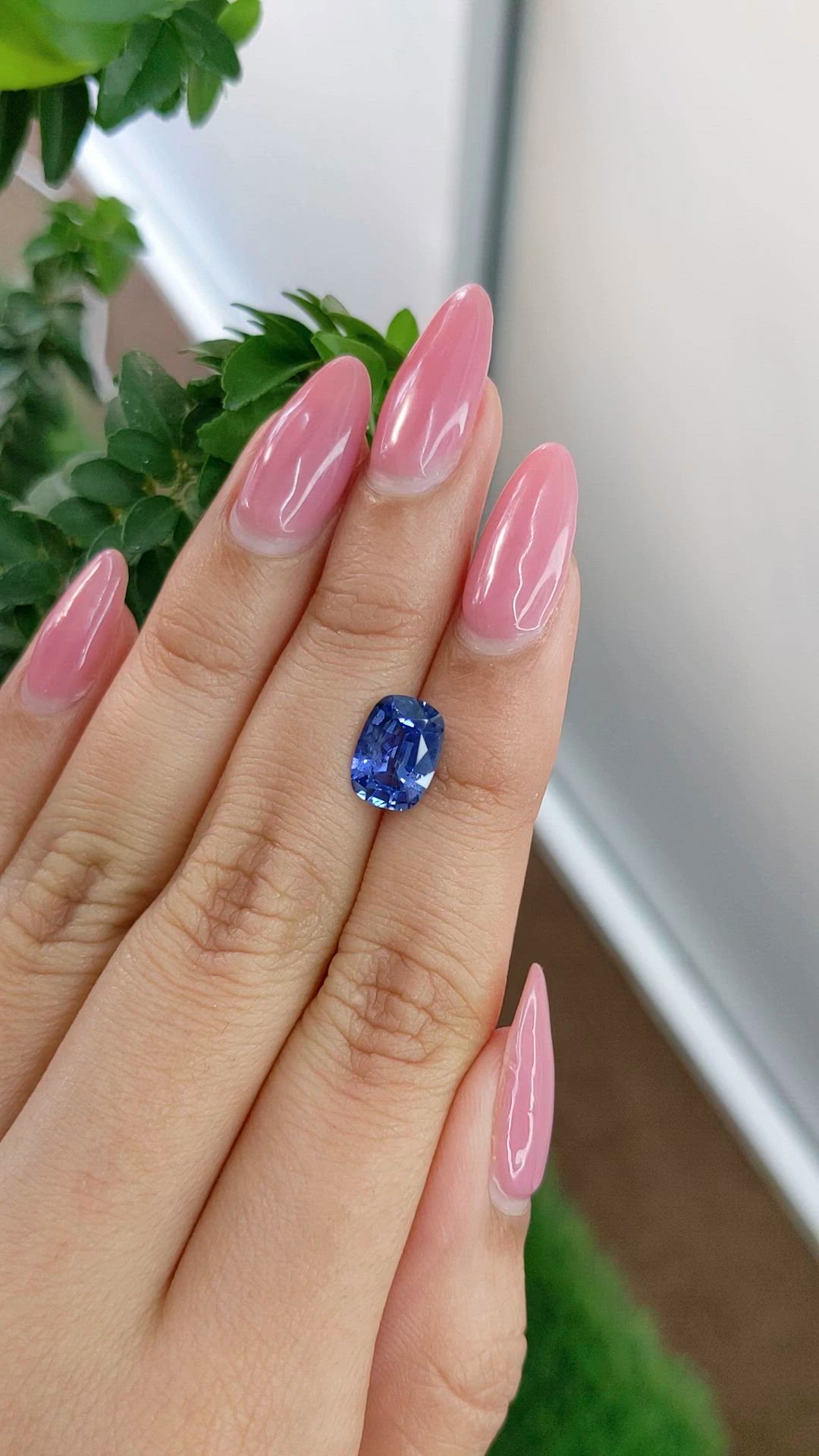 2.67 Ct. Blue Sapphire from Ceylon (Sri Lanka) Size Video
