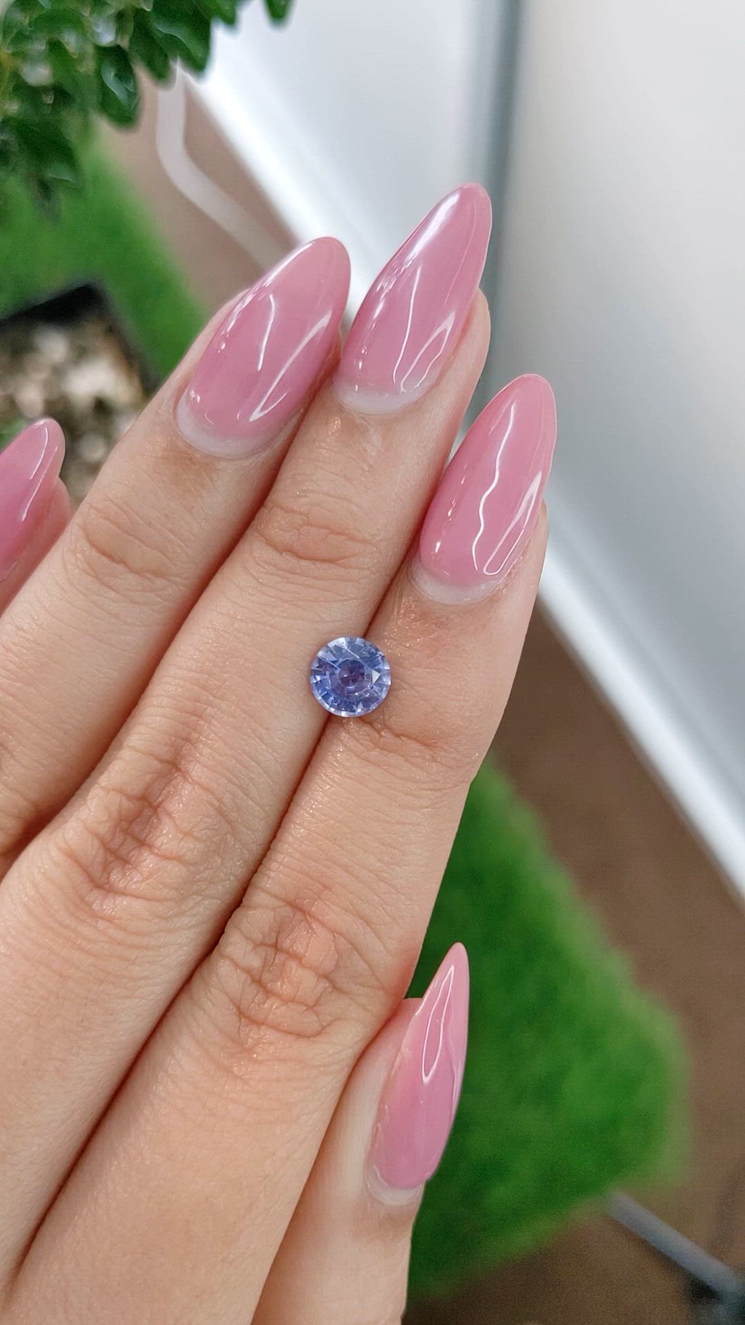 1.04 Ct. Blue Sapphire from Ceylon (Sri Lanka) Size Video
