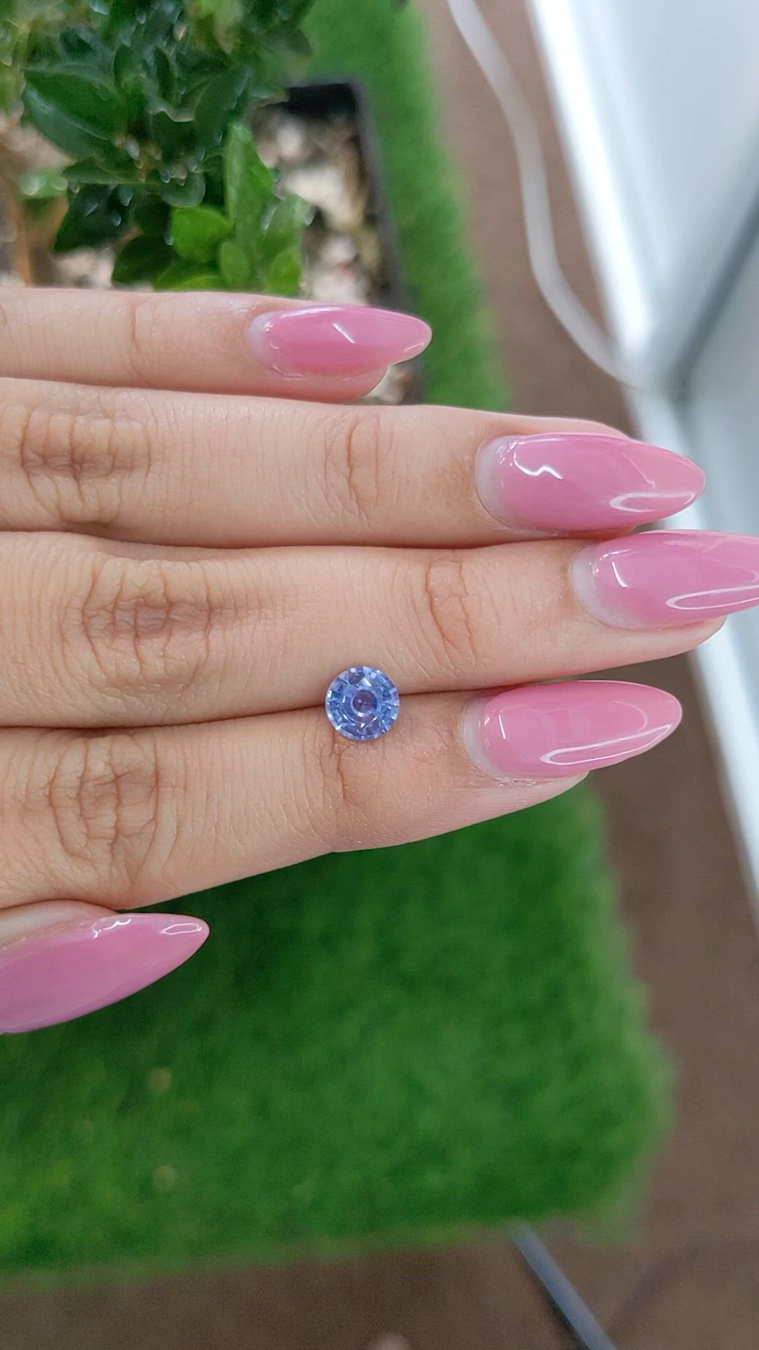1.04 Ct. Blue Sapphire from Ceylon (Sri Lanka) Size Video
