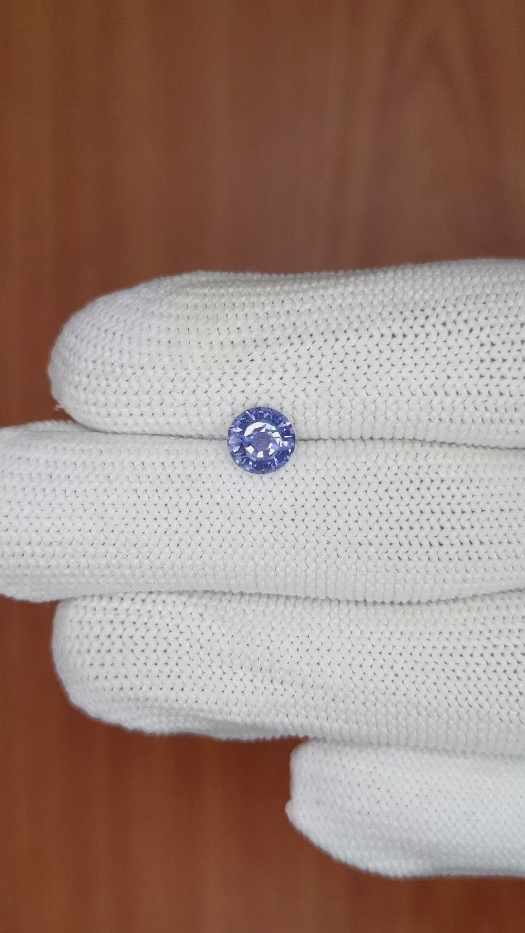 1.04 Ct. Blue Sapphire from Ceylon (Sri Lanka) Size Video