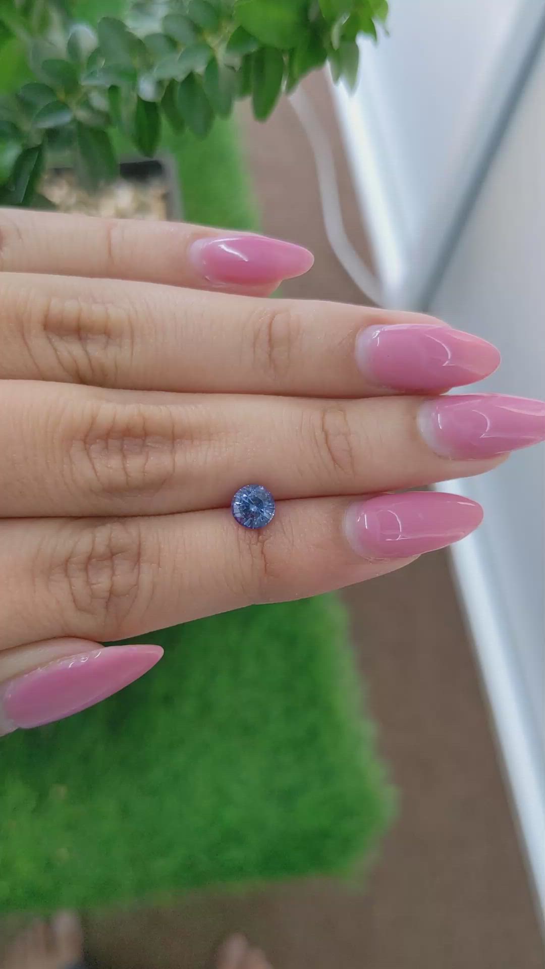 1.01 Ct. Blue Sapphire from Ceylon (Sri Lanka) Size Video