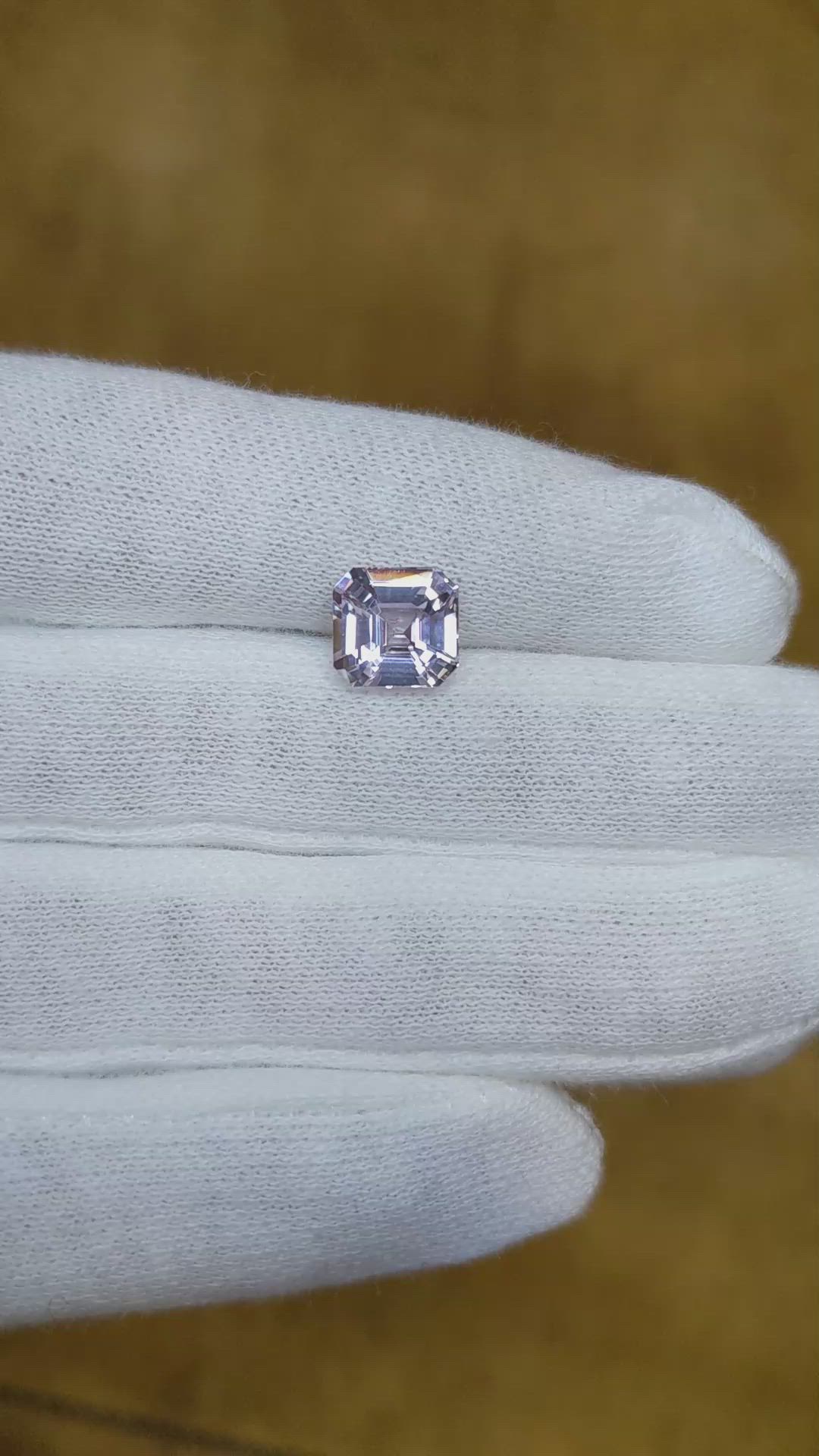 3.30 Ct. Pink Sapphire from Ceylon (Sri Lanka) Size Video