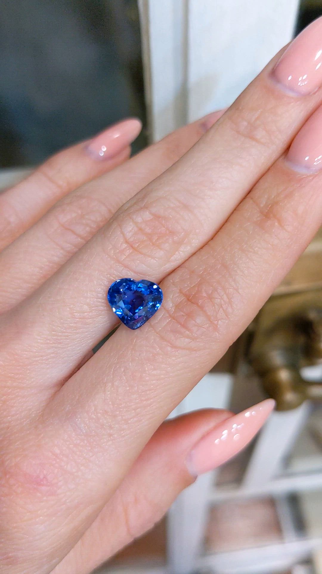 3.10 Ct. Blue Sapphire from Madagascar Size Video